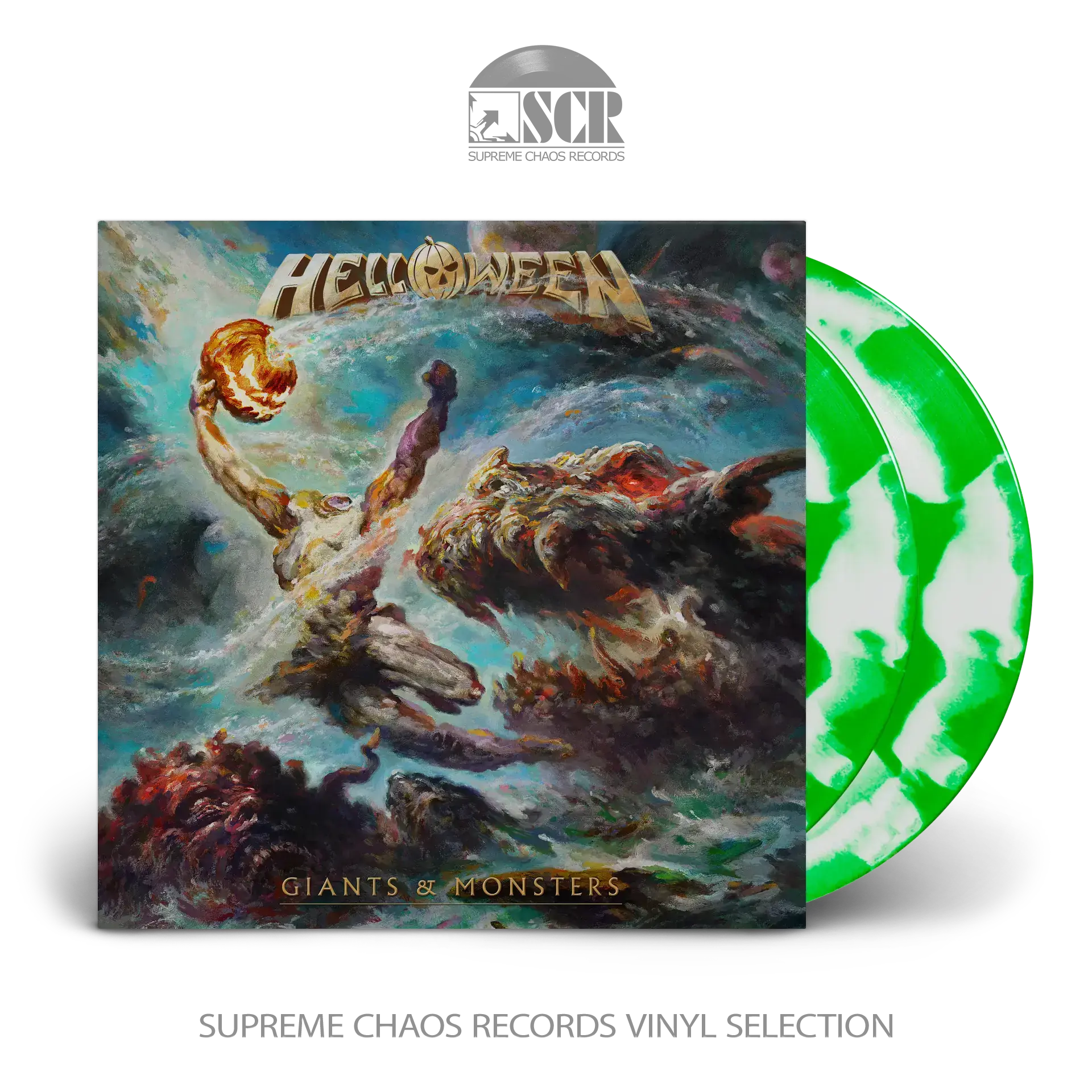 HELLOWEEN · Giants & Monsters | MAJESTIC GREEN 2LP (Heavy Metal Vinyl)