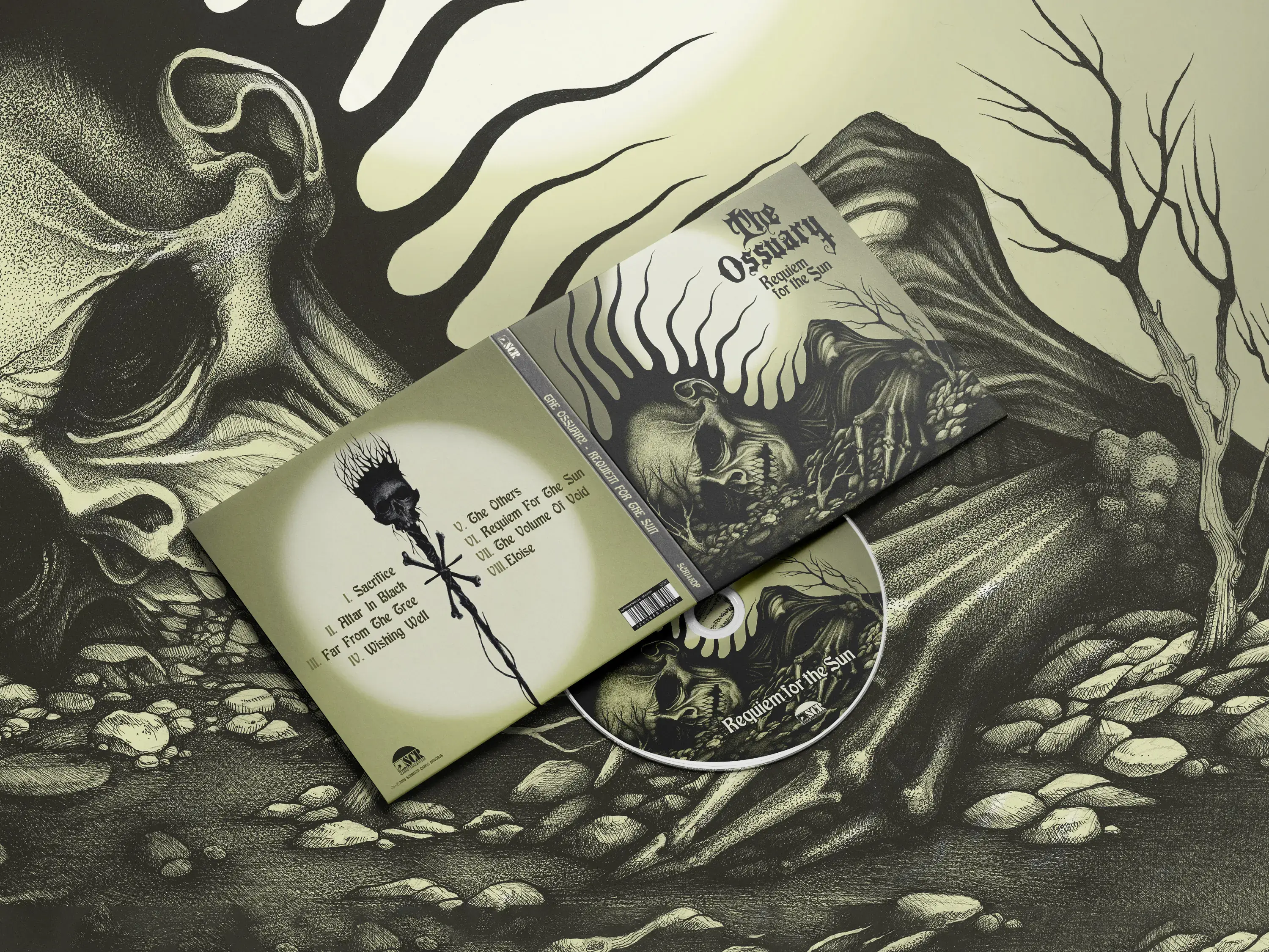 THE OSSUARY - Requiem For The Sun · DIGIPAK CD (Doom Metal/Doom Rock/Occult Rock CDs) · Picture 1