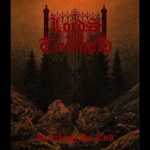 MOUNTAIN THRONE / LORDS OF TRIUMPH - Split · BLACK LP