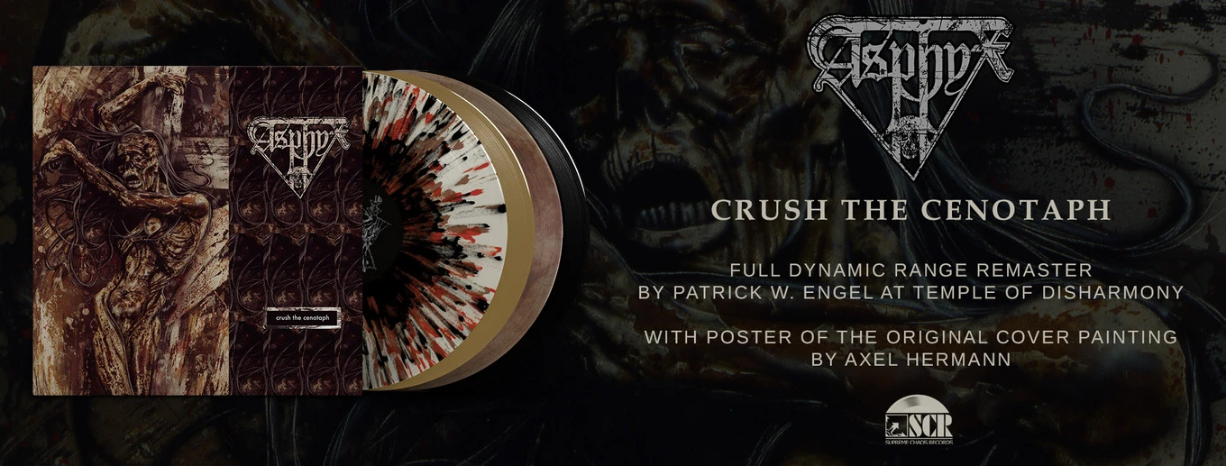 Asphyx - Crush The Cenotaph vinyl reissue