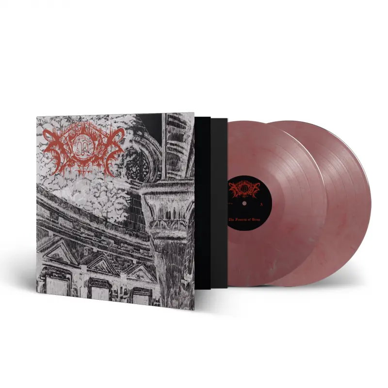XASTHUR - The Funeral Of Being · SILVER/MAUVE MARBLE DLP
