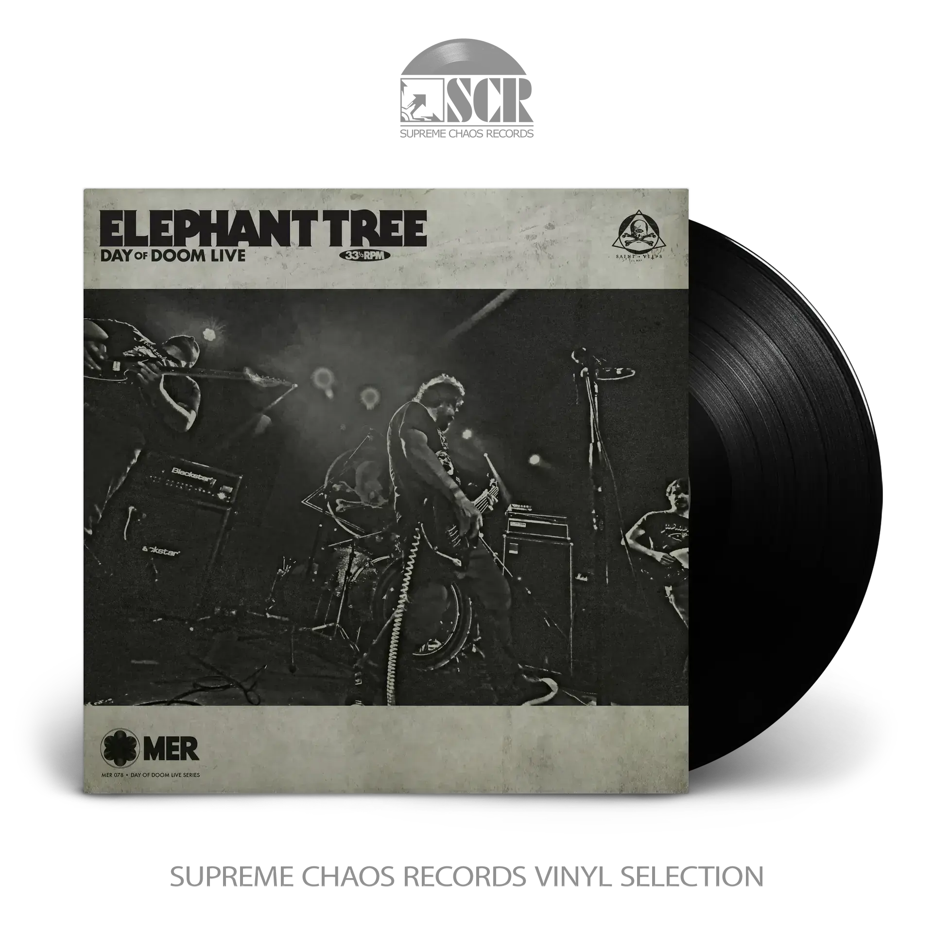 ELEPHANT TREE · Day Of Doom Live | BLACK LP ELEPHANT TREE · Day Of Doom Live | BLACK LP (Stoner/Doom/Sludge Vinyl)