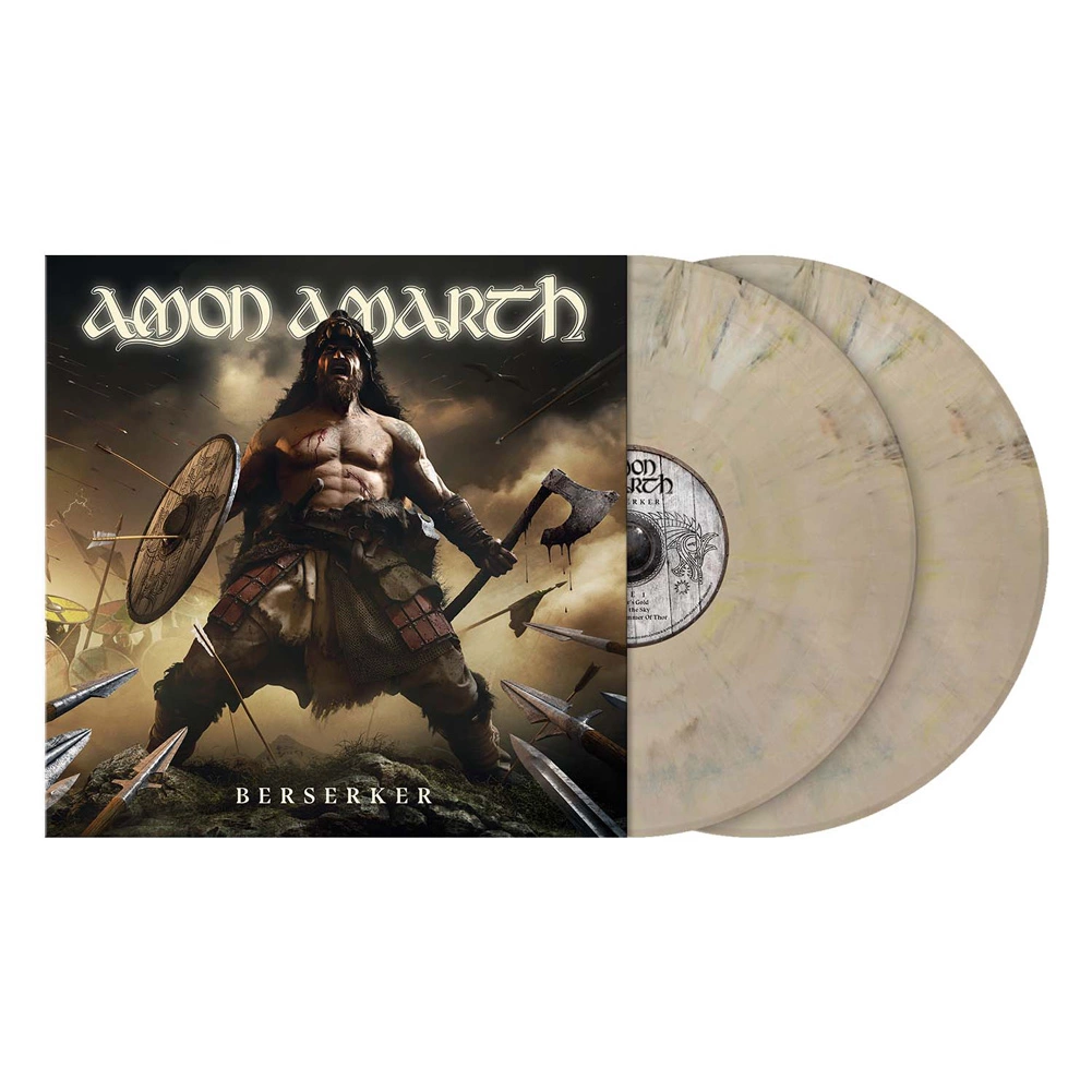 AMON AMARTH - Berserker [BEIGE MARBLED DLP]