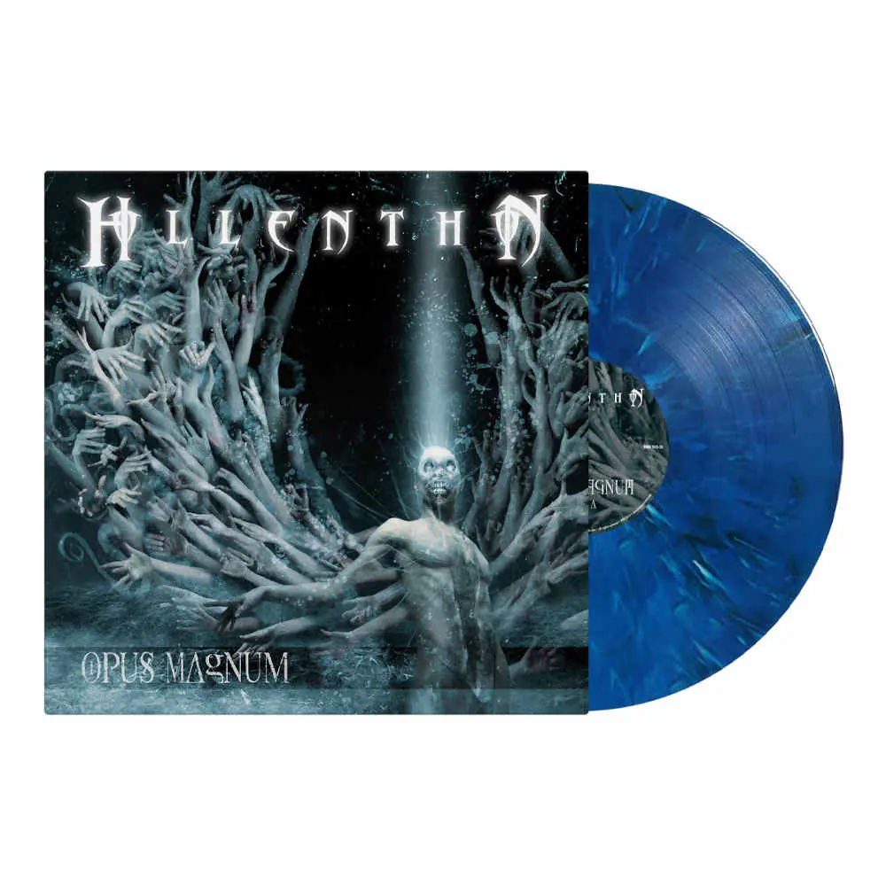 HOLLENTHON · Opus Magnum | BLUE/BLACK MARBLED LP (Death Metal Vinyl)