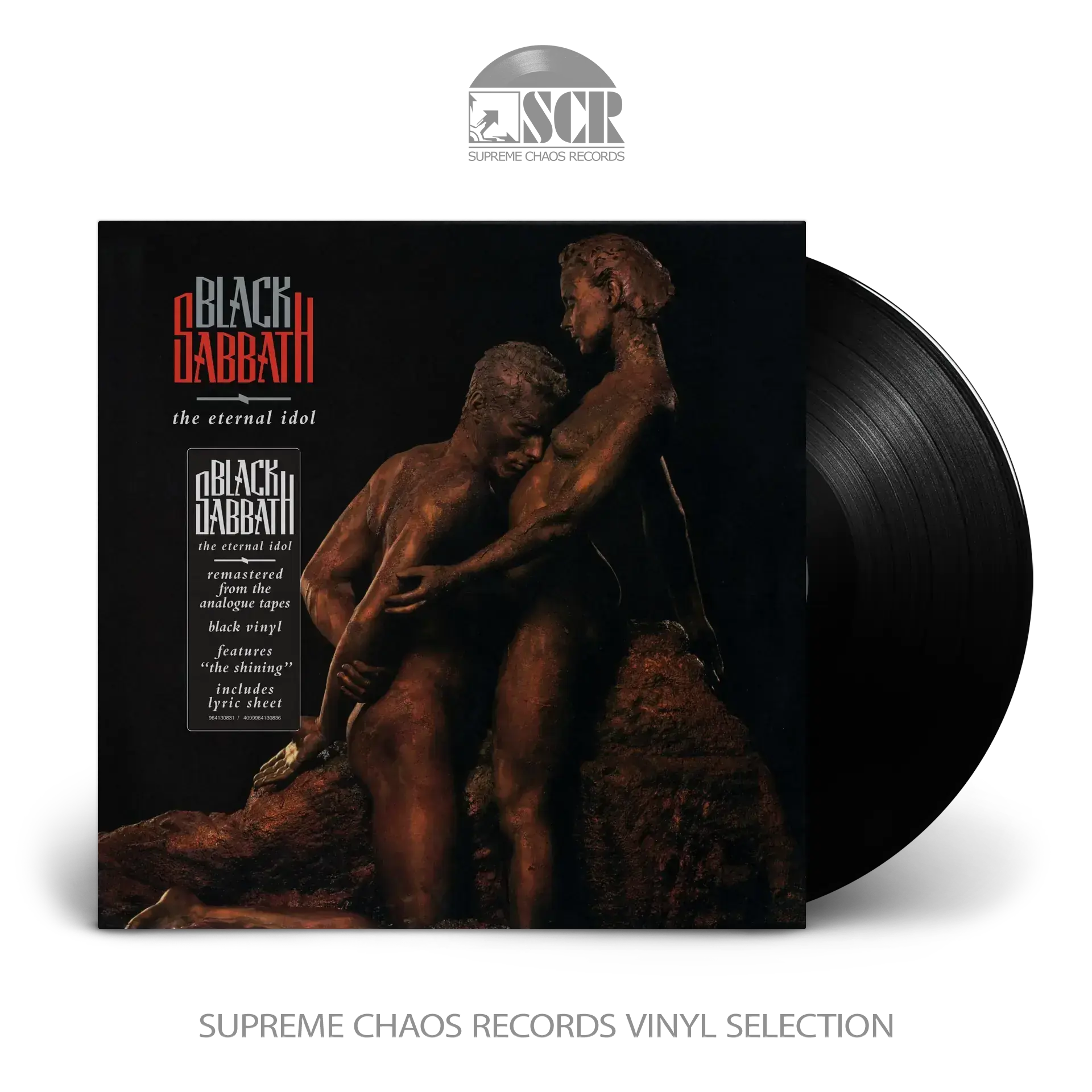 BLACK SABBATH - The Eternal Idol (Remastered) · BLACK LP (Heavy Metal/Hard Rock Vinyl)