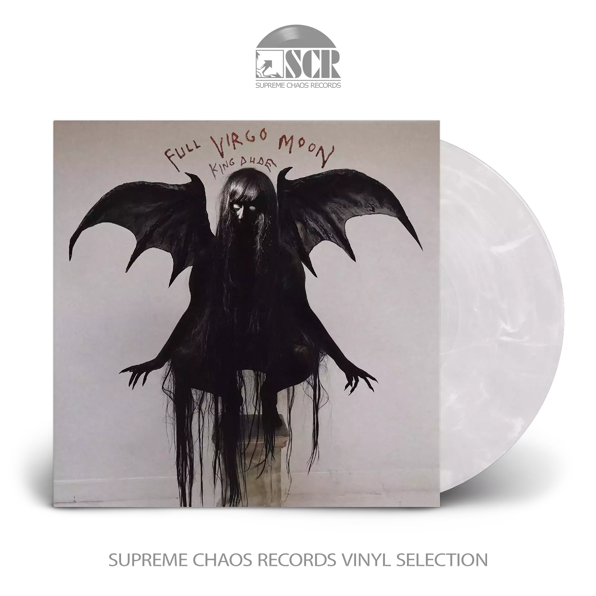 KING DUDE - Full Virgo Moon · WHITE MARBLED LP