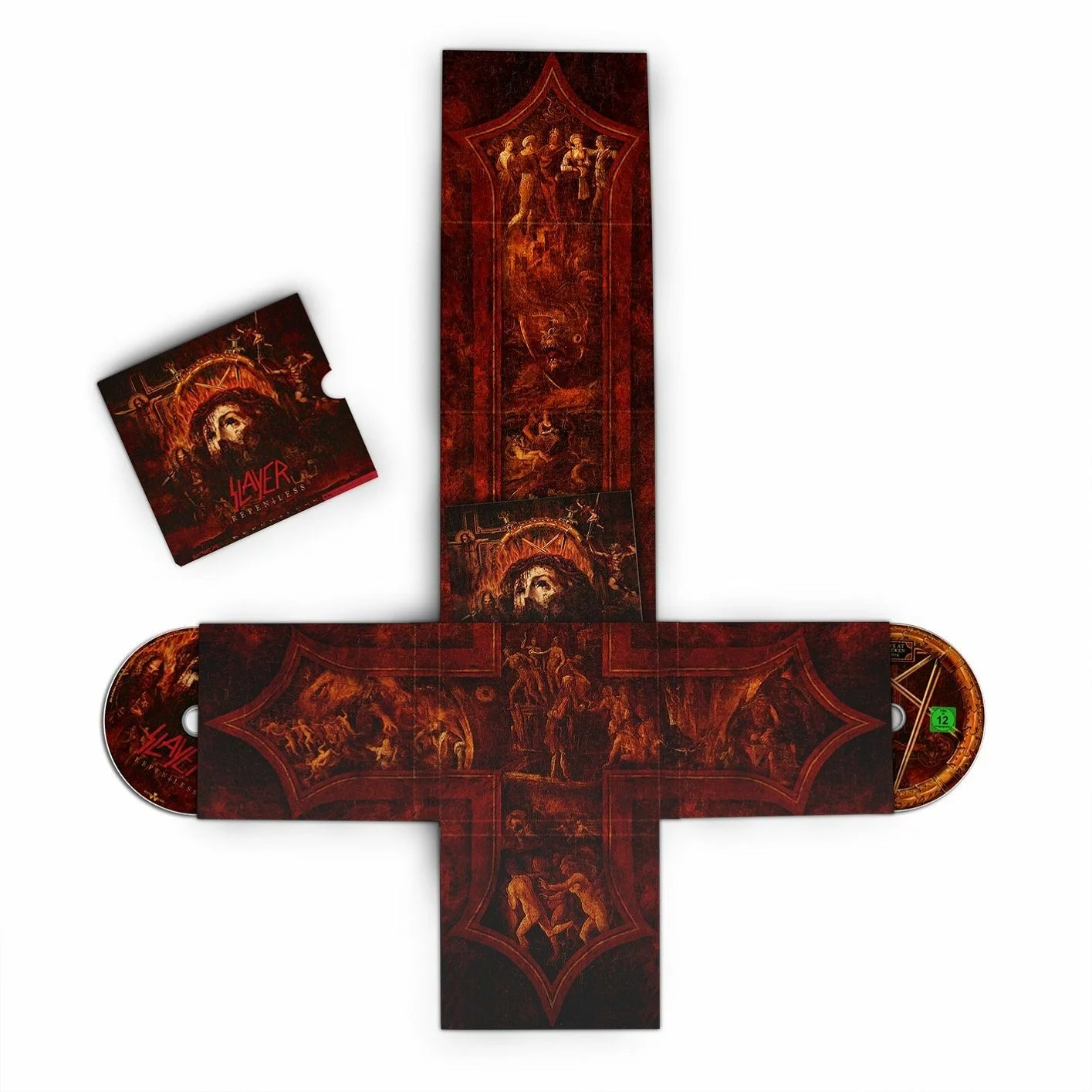 SLAYER - Repentless · CD+DVD DIGIPAK BOXCD SLAYER - Repentless · CD+DVD DIGIPAK BOXCD (Thrash Metal CDs)
