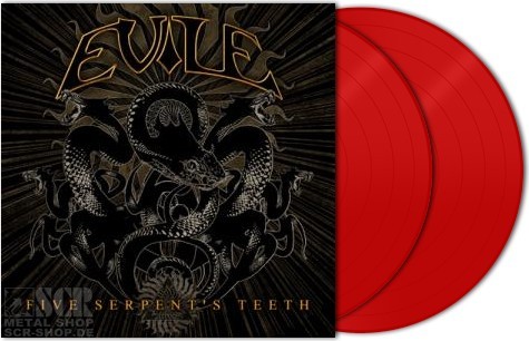 EVILE - Five Serpent´s Teeth · RED DLP EVILE - Five Serpent´s Teeth · RED DLP (Thrash Metal Vinyl)