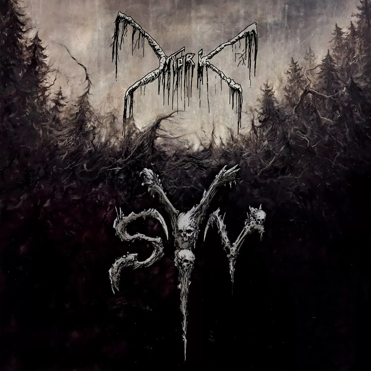MORK - Syv · CREAM WHITE LP · Picture 1 MORK - Syv · CREAM WHITE LP (Black Metal Vinyl) · Picture 1