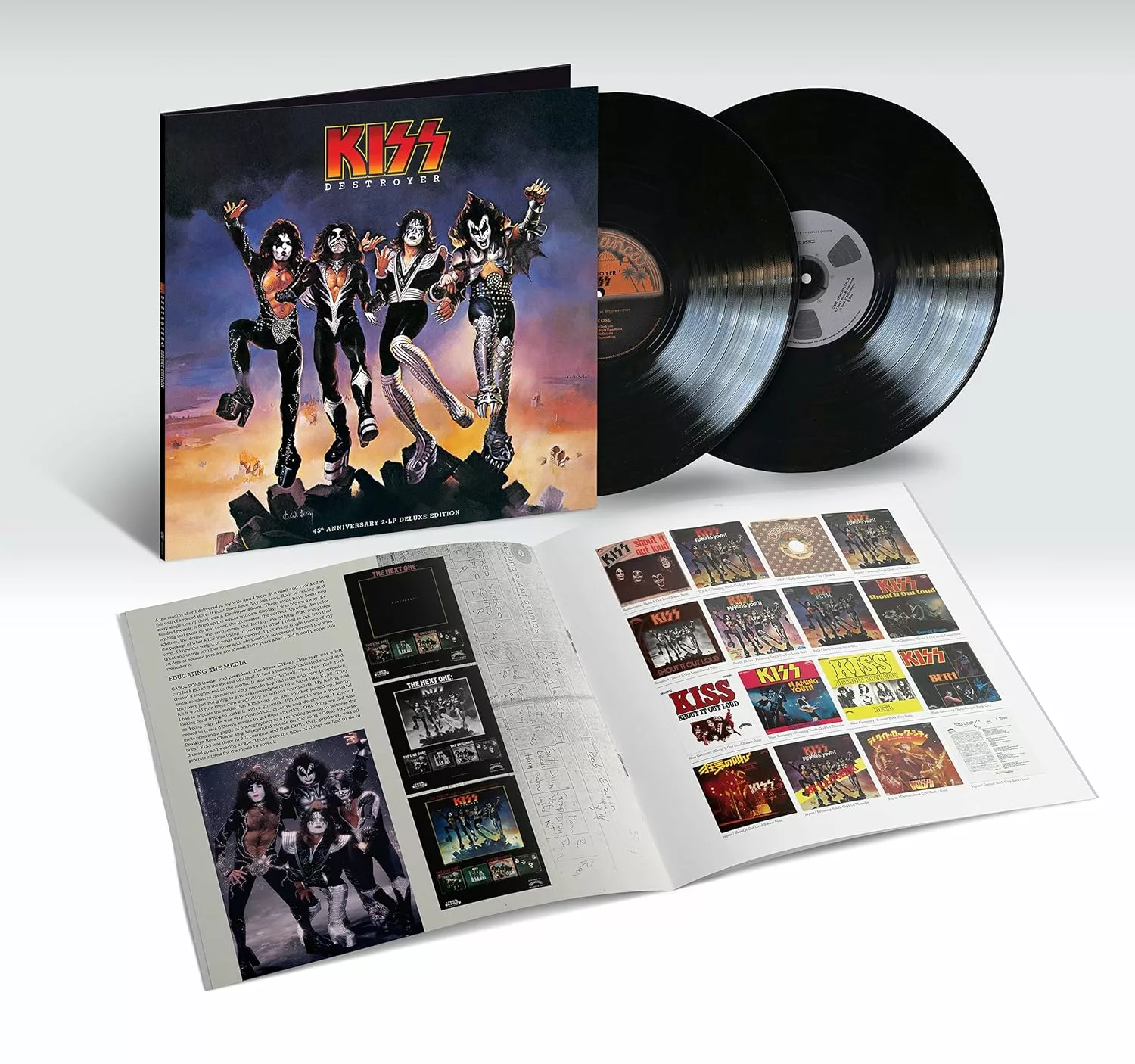 KISS · Destroyer - 45th Anniversary - Deluxe Edition | BLACK DLP KISS · Destroyer - 45th Anniversary - Deluxe Edition | BLACK DLP (Hard Rock Vinyl)