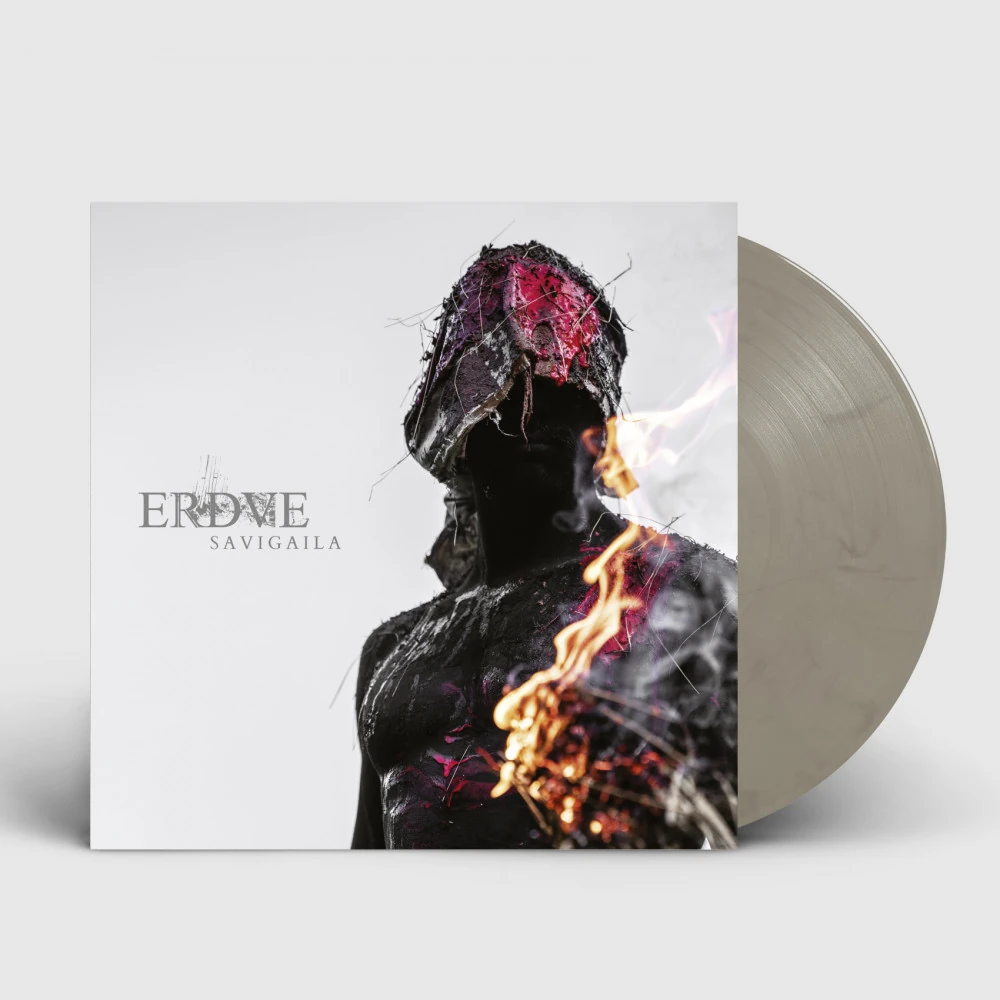 ERDVE · Savigaila | CLEAR/BLACK LP (Progressive Metal/Sludge Vinyl)