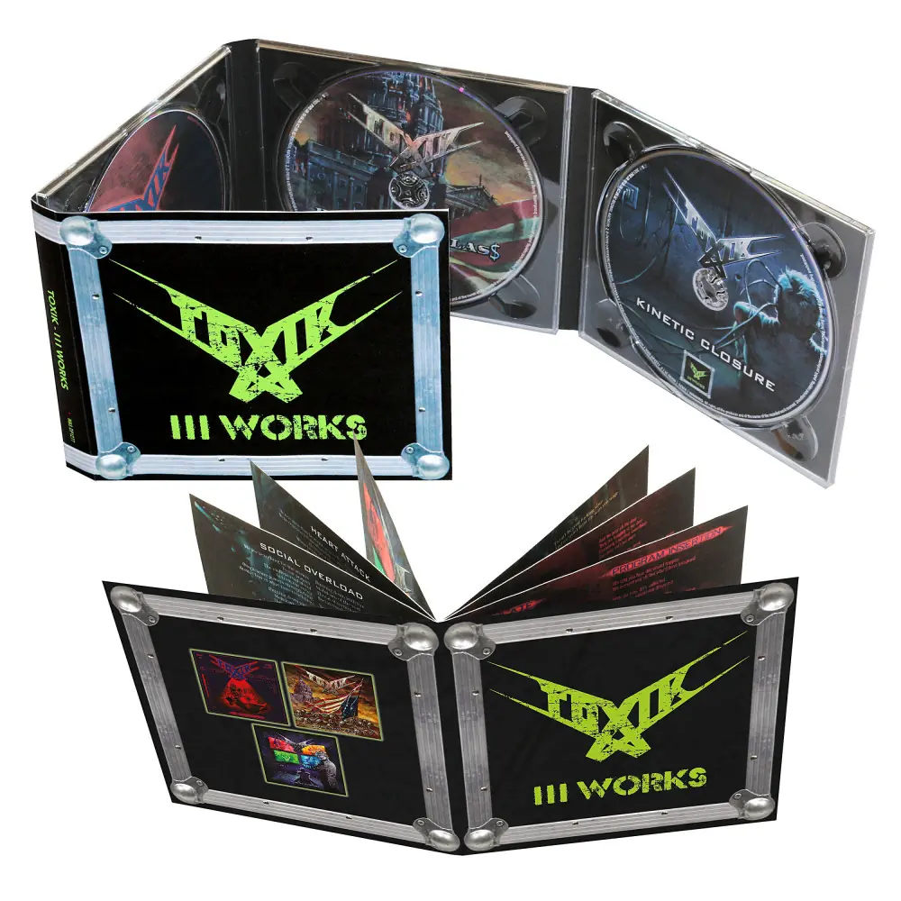TOXIK · III Works | 3CD DIGIPAK TOXIK · III Works | 3CD DIGIPAK (Thrash Metal CDs)