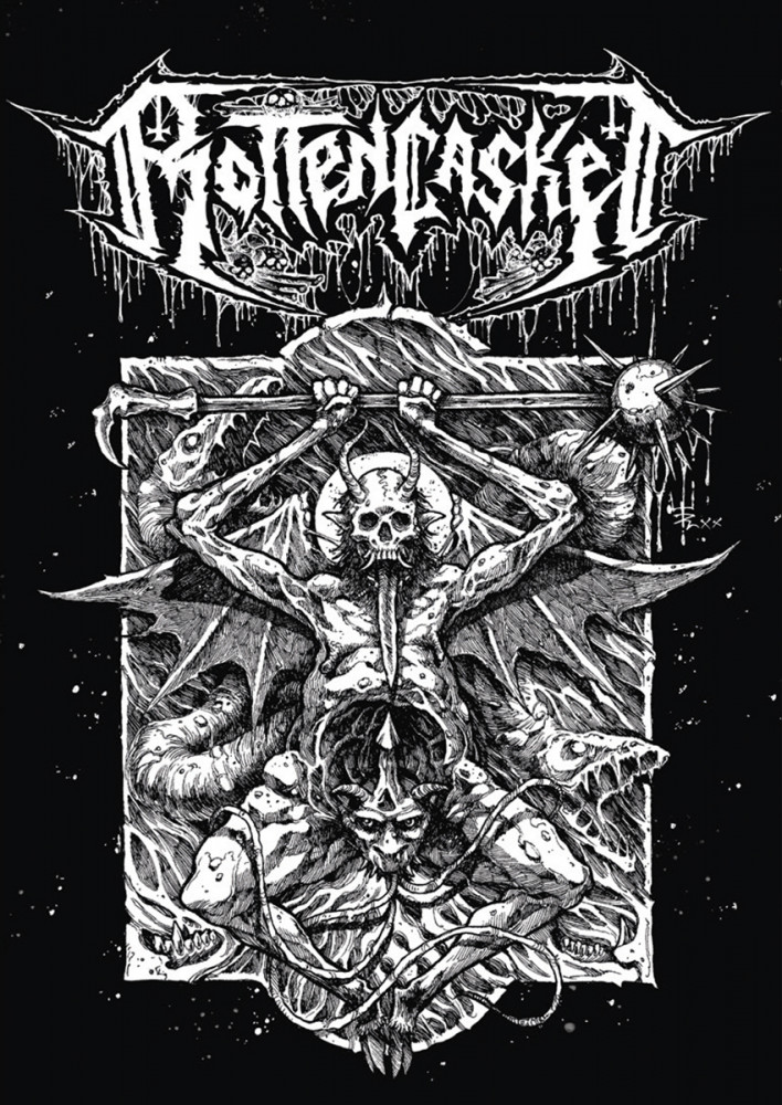 ROTTEN CASKET - First Nail In The Coffin [CLEAR TAPE CASS]