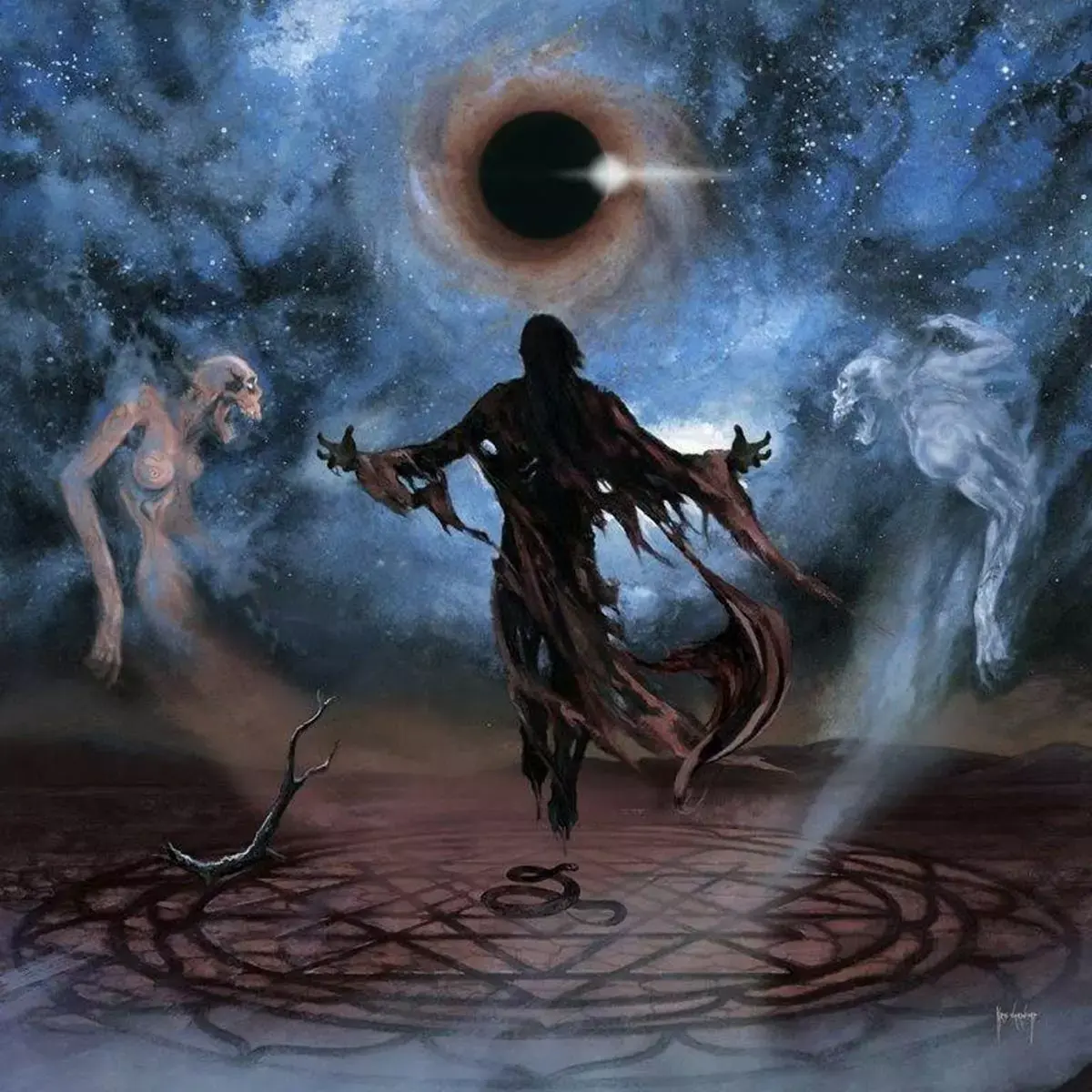 UADA - Djinn · SILVER 2LP (Black Metal Vinyl) · Picture 1