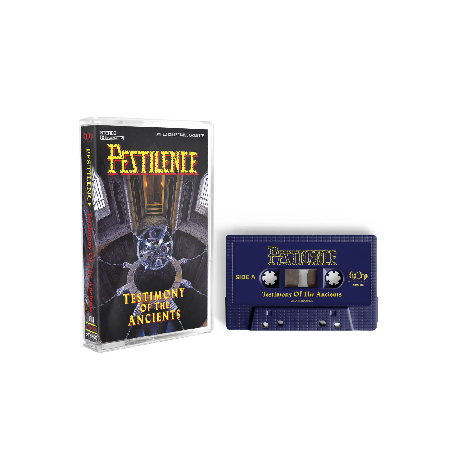 PESTILENCE · Testimony of the Ancients (Re-Release 2023) | BLUE TAPE (Death Metal Tapes)