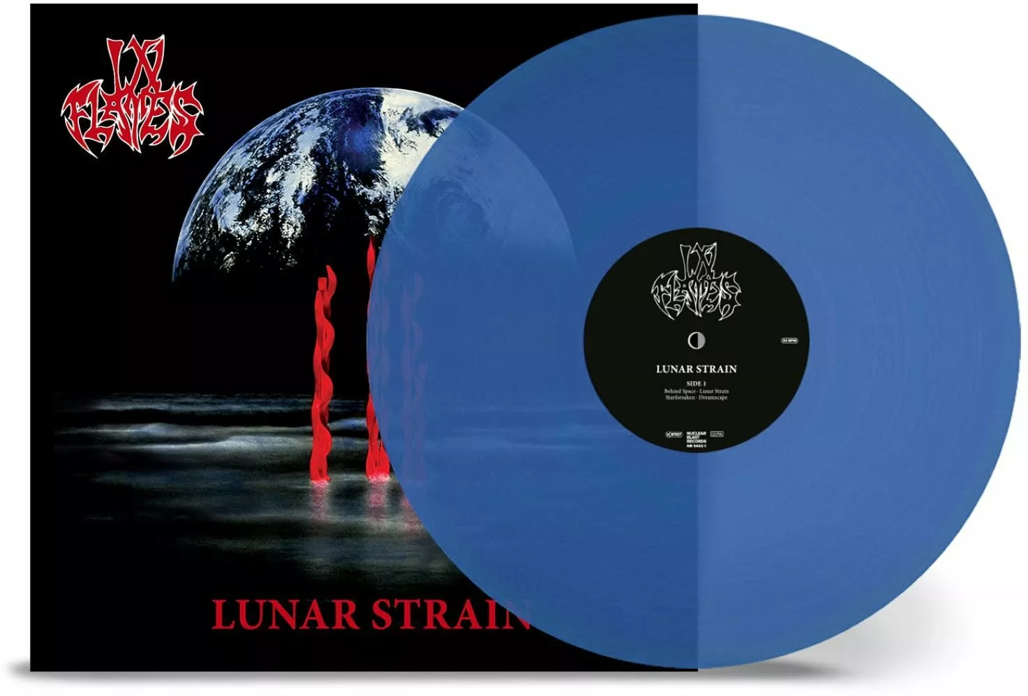 IN FLAMES - Lunar Strain [TRANSPARENT BLUE LP]