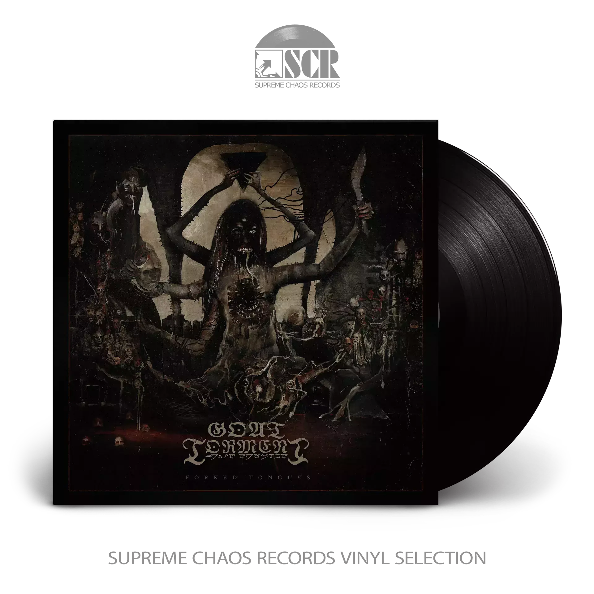 GOAT TORMENT - Forked Tongues · BLACK LP GOAT TORMENT - Forked Tongues · BLACK LP (Black Metal Vinyl)