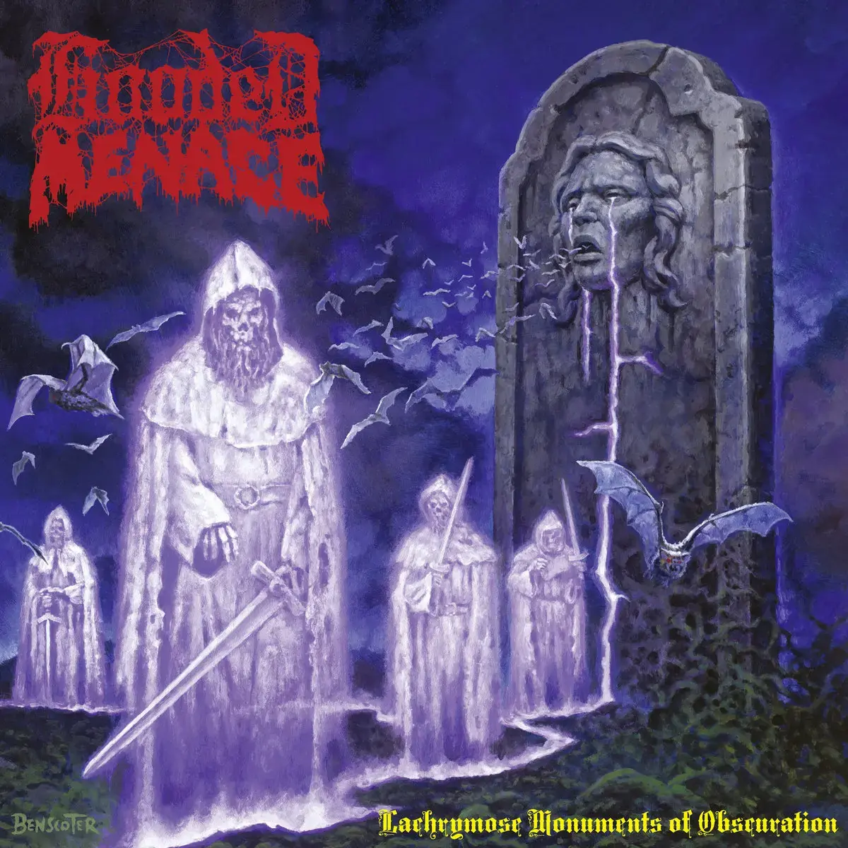 HOODED MENACE - Lachrymose Monuments Of Obscuration · BLACK LP · Picture 1 HOODED MENACE - Lachrymose Monuments Of Obscuration · BLACK LP (Doom Metal/Death Metal Vinyl) · Picture 1