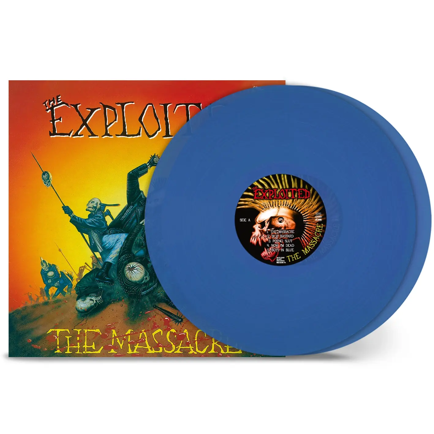 THE EXPLOITED - The Massacre (Special Edition) · TRANSPARENT BLUE DLP