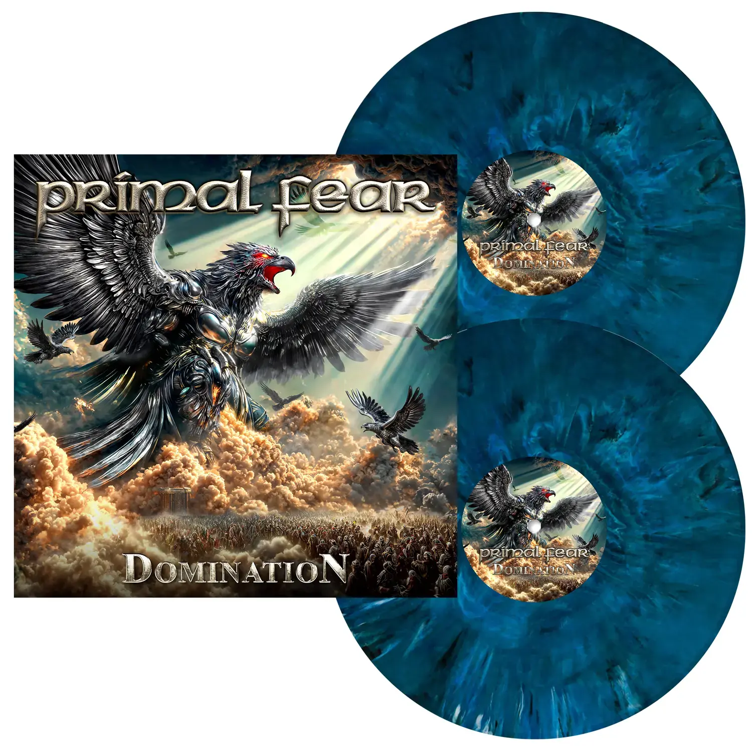 PRIMAL FEAR · Domination | BLUE/BLACK 2LP PRIMAL FEAR · Domination | BLUE/BLACK 2LP (Heavy Metal/Power Metal Vinyl)