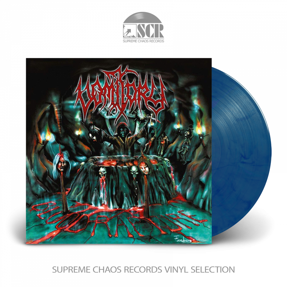 VOMITORY - Blood Rapture · CLEAR BLUE LP VOMITORY - Blood Rapture · CLEAR BLUE LP (Death Metal Vinyl)
