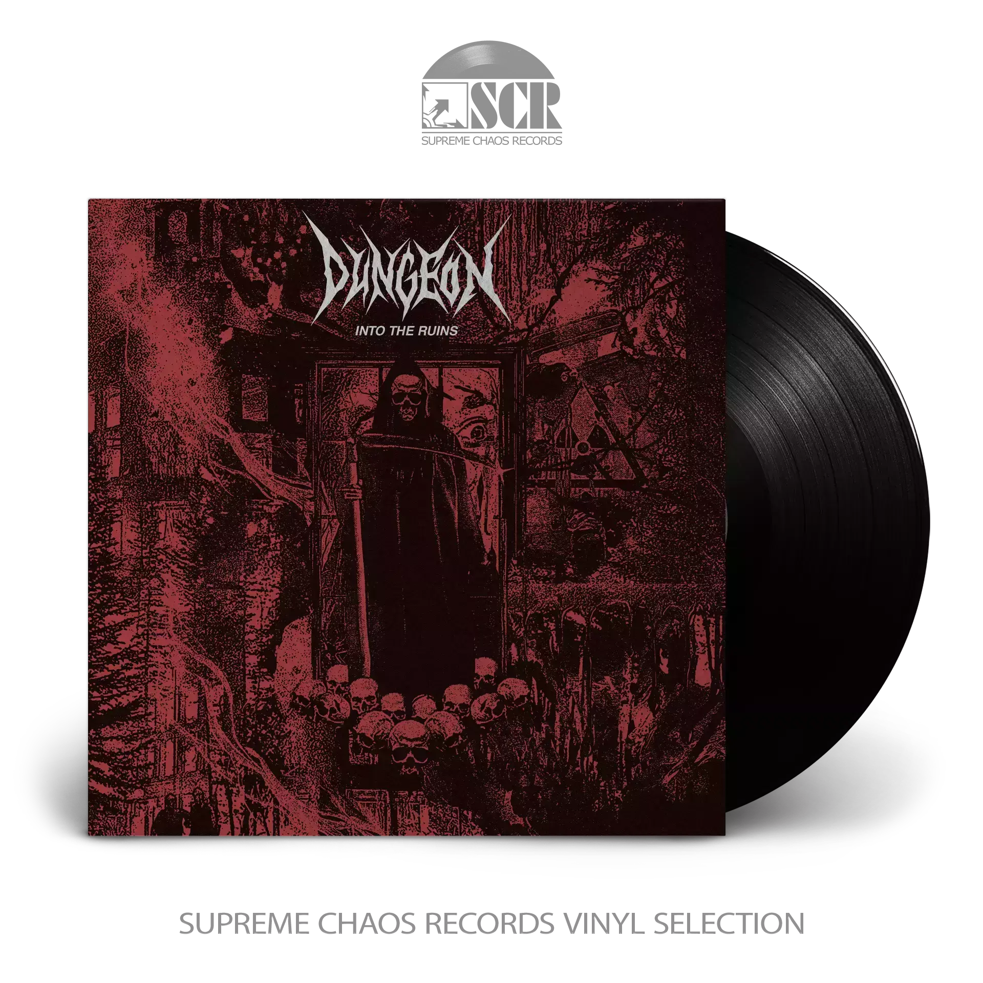 DUNGEON · Into The Ruins EP | BLACK LP DUNGEON · Into The Ruins EP | BLACK LP (Speed Metal Vinyl)