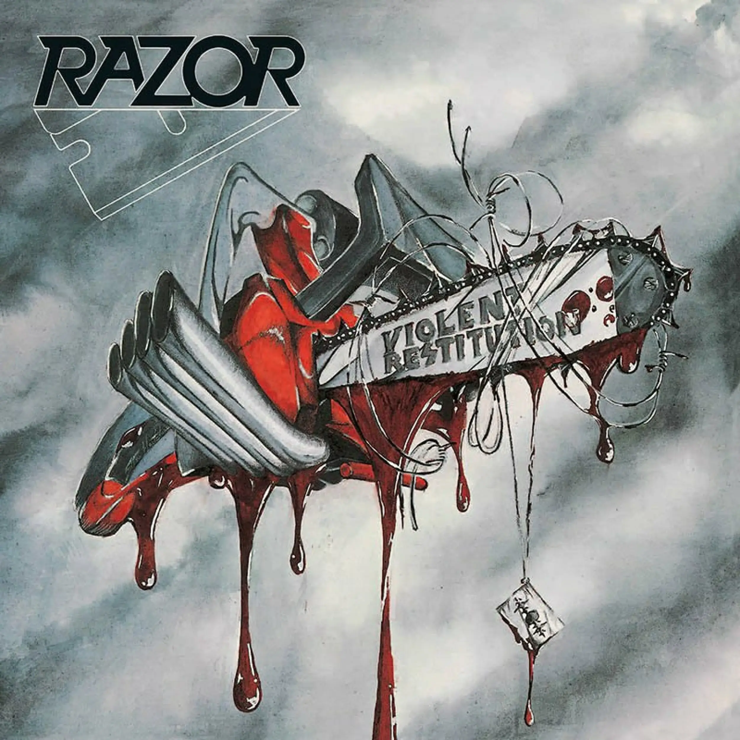 RAZOR - Violent Restitution · MIXED SPLATTER LP (Thrash Metal Vinyl) · Picture 1