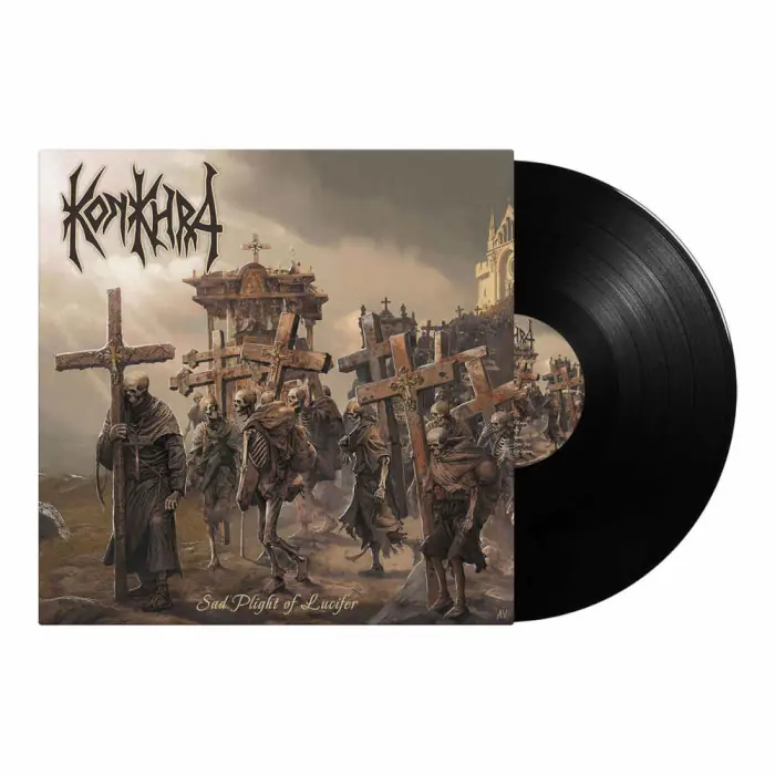 KONKHRA · Sad Plight Of Lucifer | BLACK LP KONKHRA · Sad Plight Of Lucifer | BLACK LP (Death Metal Vinyl)
