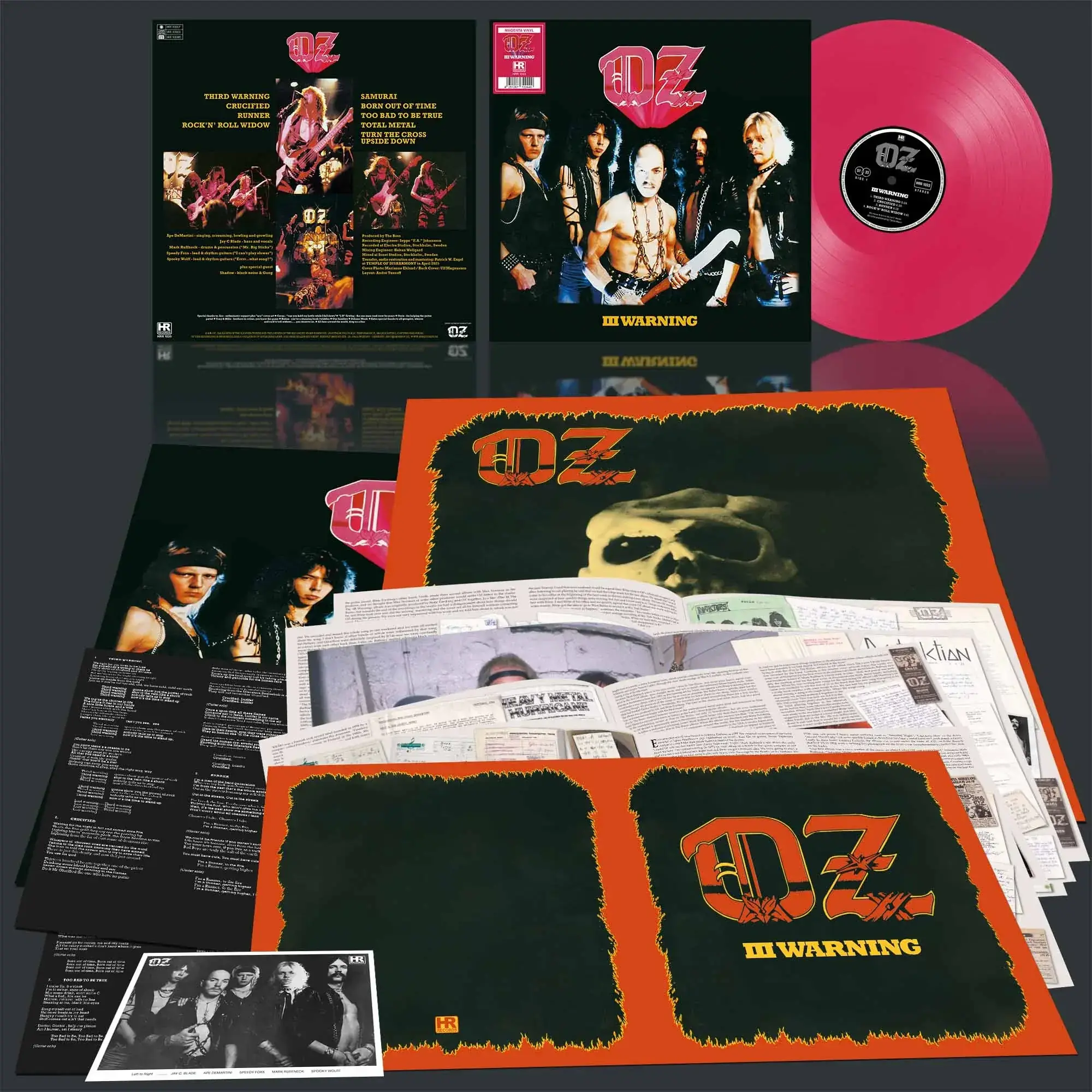 OZ · III Warning | MAGENTA LP (Heavy Metal Vinyl) · Picture 2
