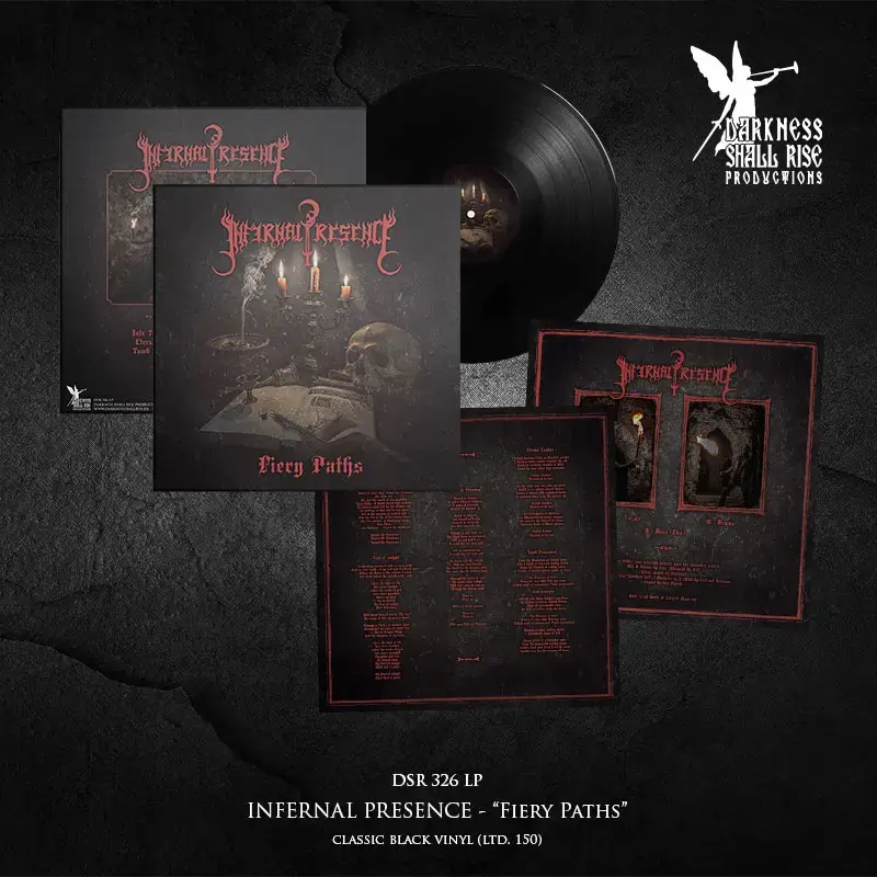 INFERNAL PRESENCE · Fiery Paths | BLACK LP · Picture 2 INFERNAL PRESENCE · Fiery Paths | BLACK LP (Black Metal Vinyl) · Picture 2