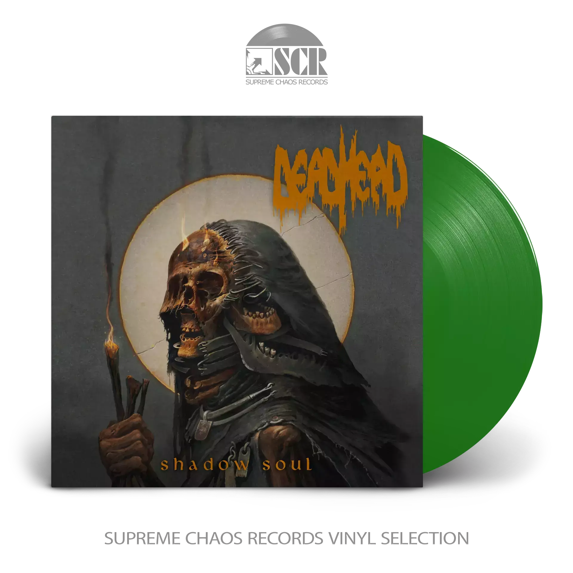 DEAD HEAD · Shadow Soul | GREEN LP DEAD HEAD · Shadow Soul | GREEN LP (Thrash Metal Vinyl)