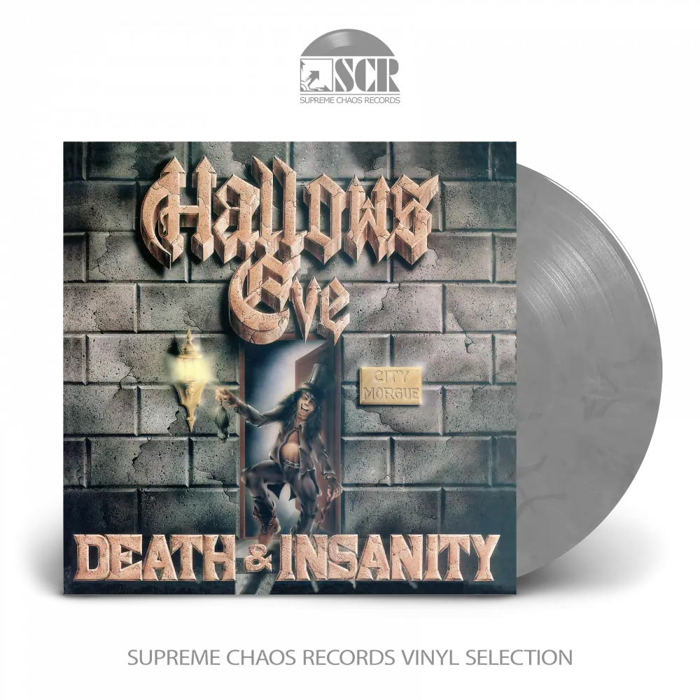 HALLOWS EVE - Death And Insanity · GREY LP (Thrash Metal Vinyl)