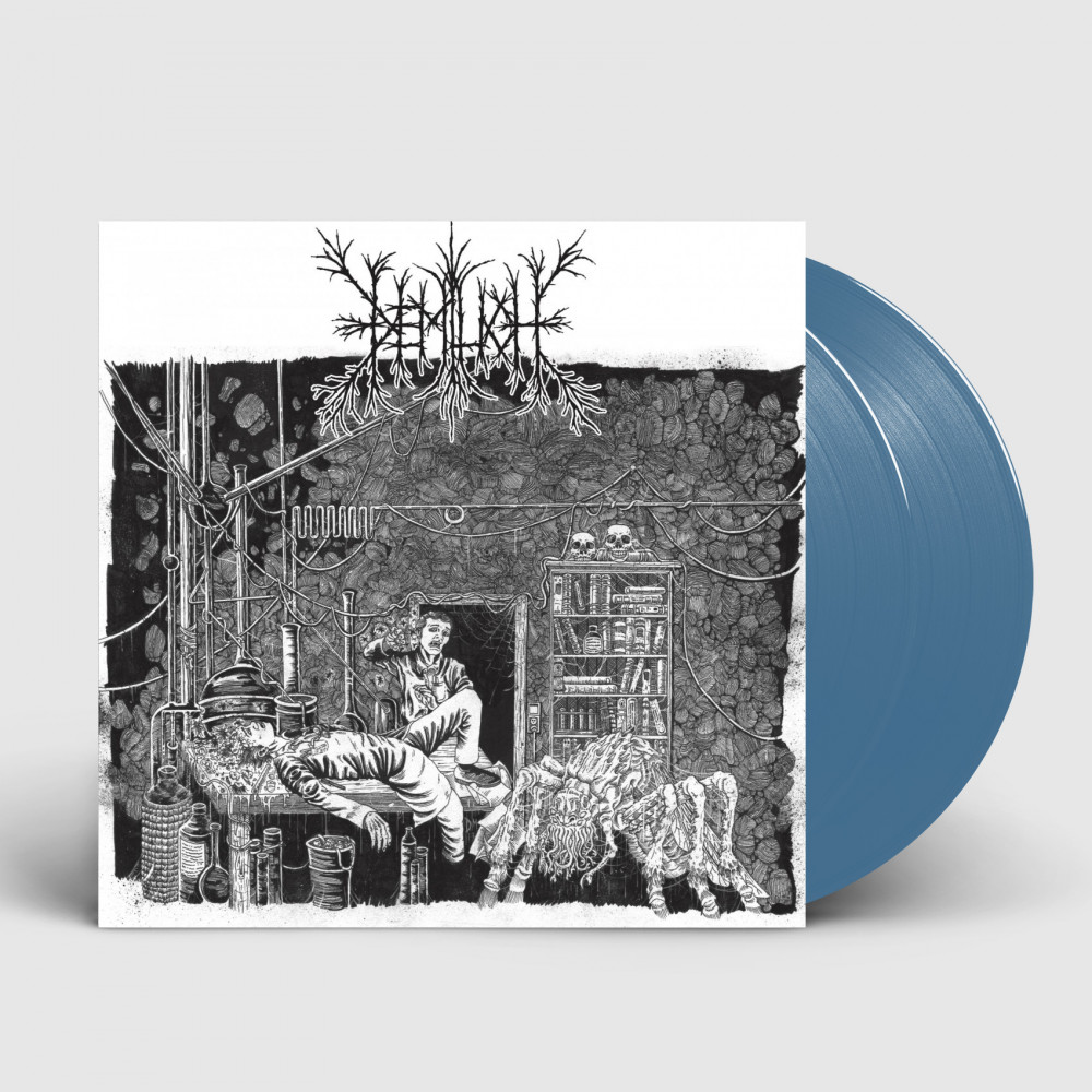 DEMILICH - Em9t2ness Of Van2s1ing / V34ish6ng 0f Emptiness · BLUE DLP DEMILICH - Em9t2ness Of Van2s1ing / V34ish6ng 0f Emptiness · BLUE DLP (Death Metal Vinyl)
