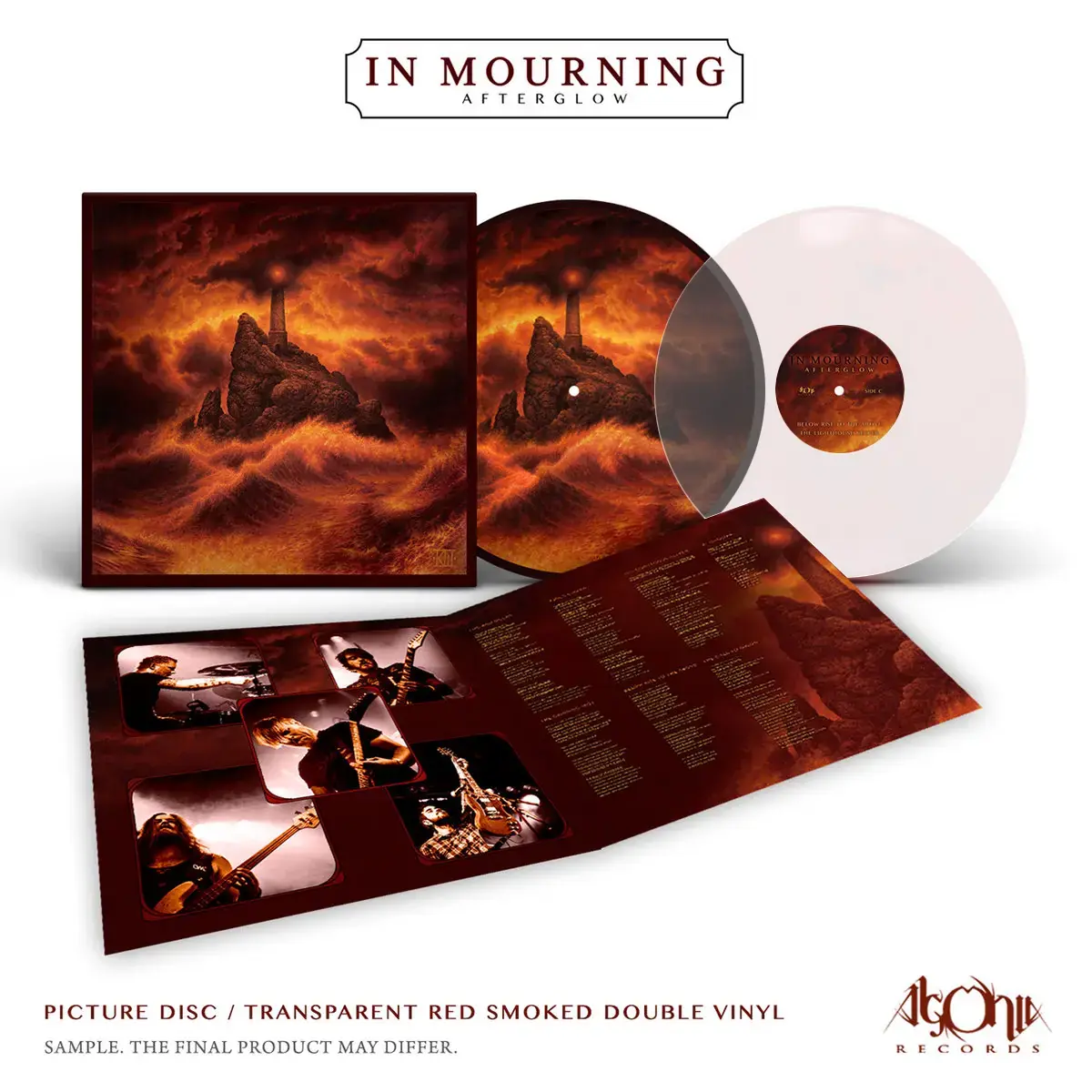 IN MOURNING - Afterglow · RED SMOKE PICTURE 2LP IN MOURNING - Afterglow · RED SMOKE PICTURE 2LP (Progressive Metal/Doom Metal/Death Metal Vinyl)