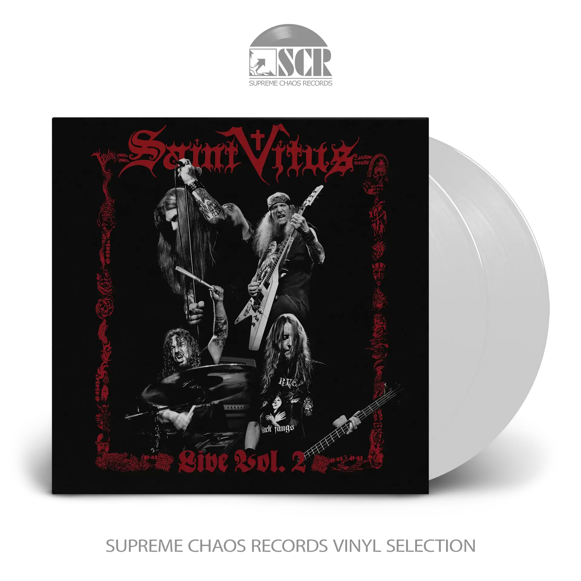 SAINT VITUS · Live Vol. 2 | WHITE 2LP SAINT VITUS · Live Vol. 2 | WHITE 2LP (Doom Metal Vinyl)