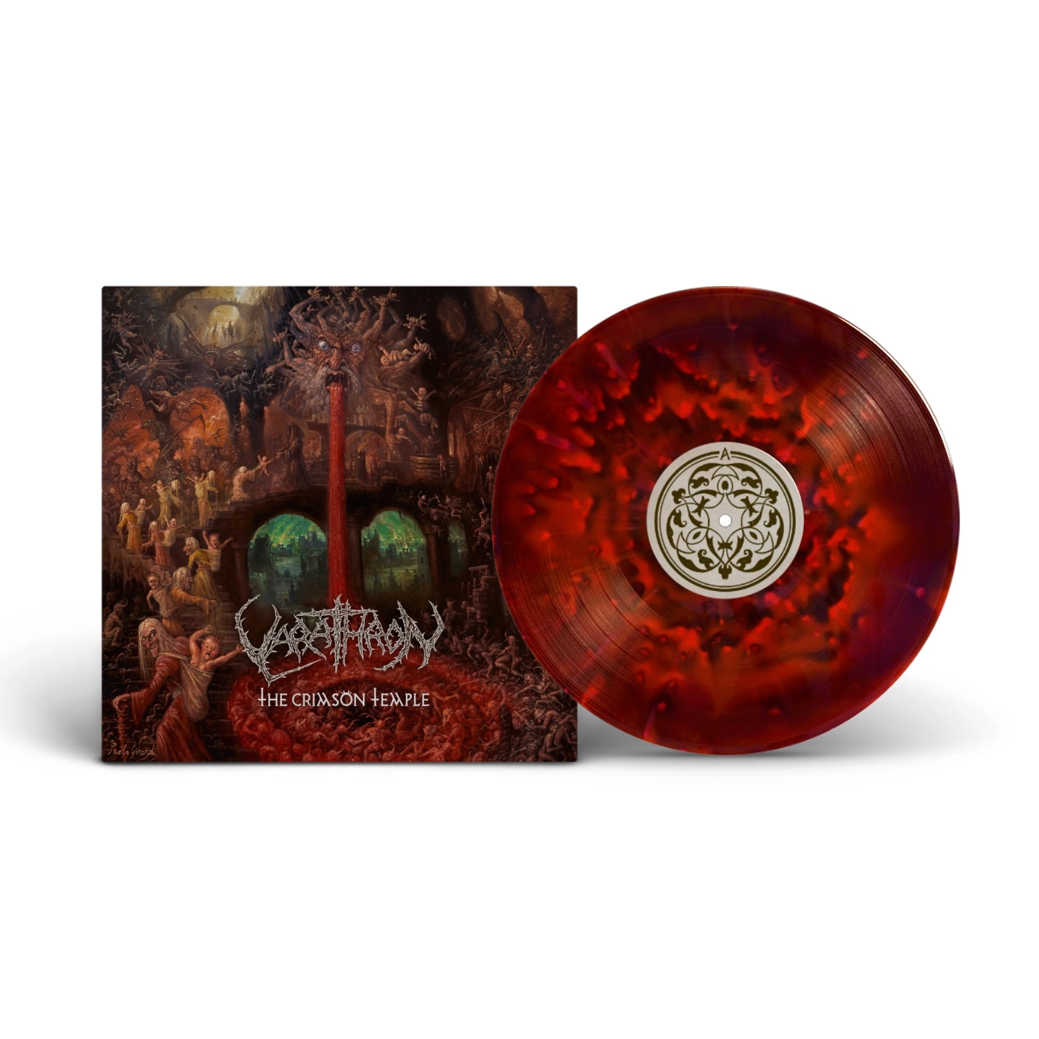 VARATHRON · The Crimson Temple | CRIMSON LP (Black Metal Vinyl)
