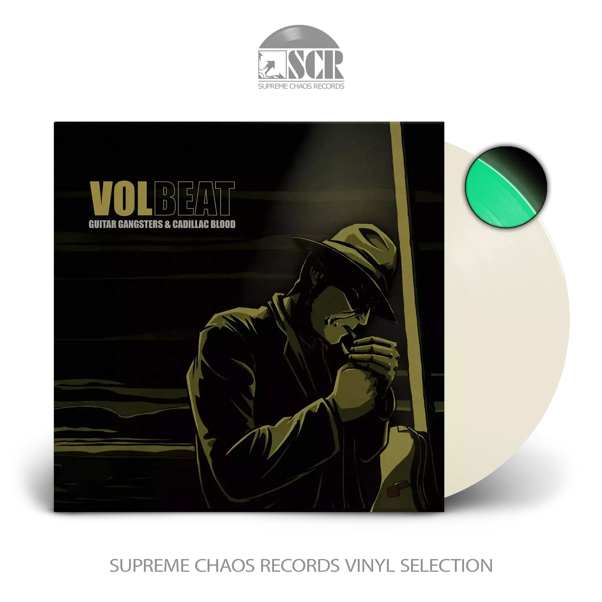 VOLBEAT - Guitar Gangsters & Cadillac Blood · GLOW IN THE DARK LP