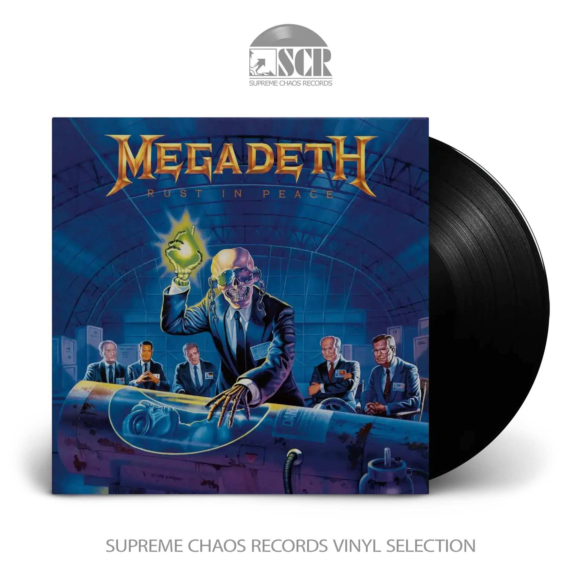 MEGADETH - Rust In Peace · BLACK LP (Thrash Metal Vinyl)