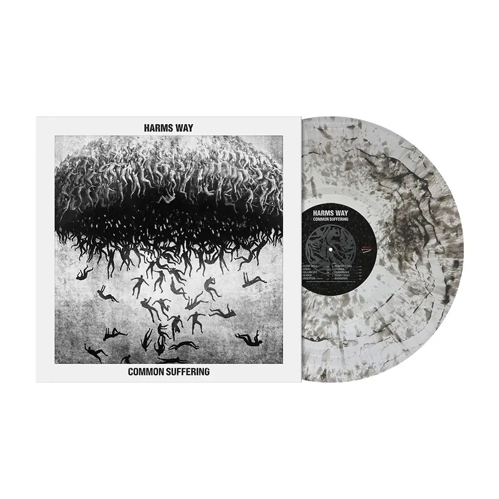 HARMS WAY - Common Suffering · CRYSTAL CLEAR/BLACKDUST VINYL