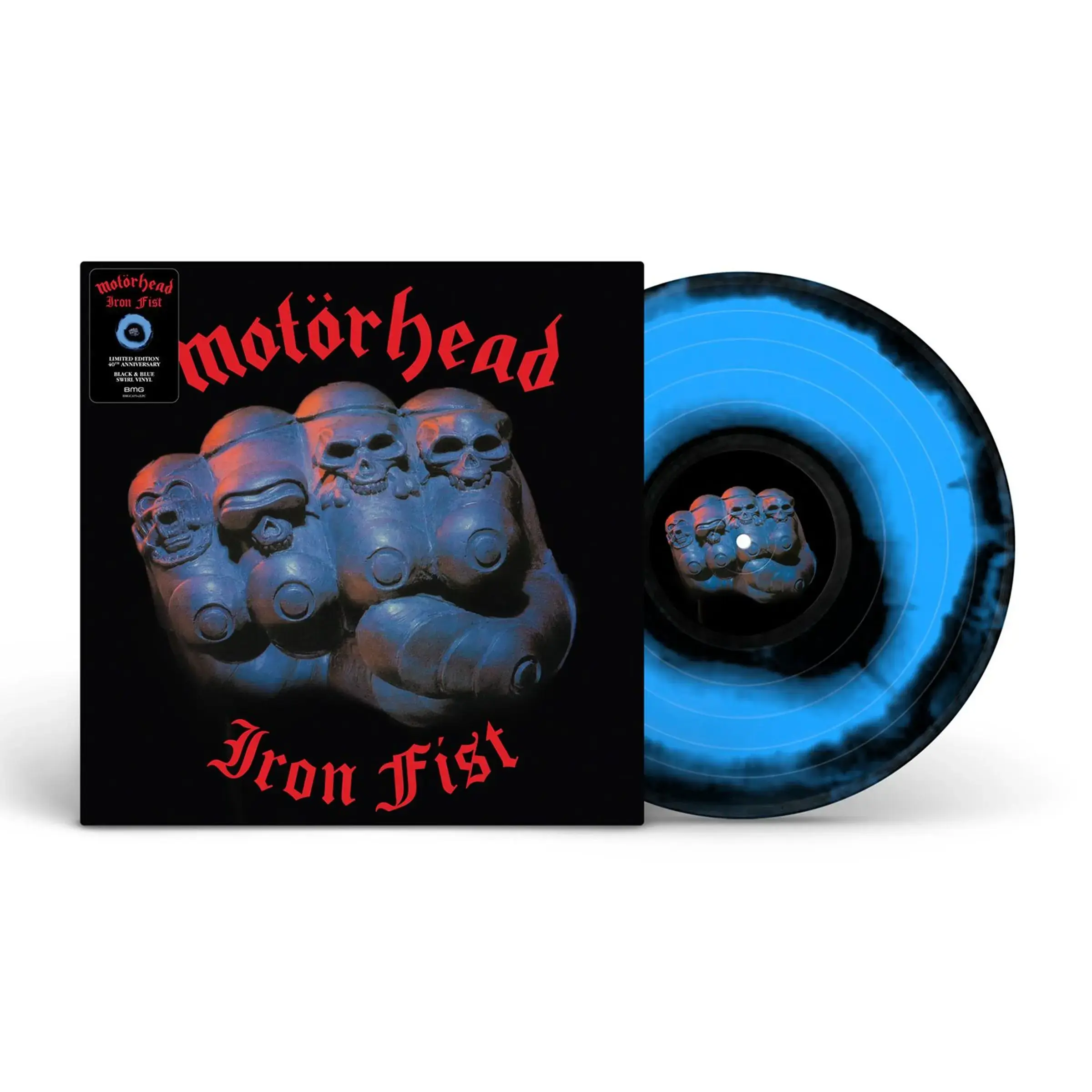 MOTÖRHEAD · Iron Fist | BLUE/BLACK SWIRL LP MOTÖRHEAD · Iron Fist | BLUE/BLACK SWIRL LP (Heavy Metal Vinyl)
