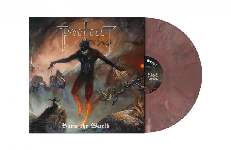 PORTRAIT - Burn The World · VIOLET/RED LP