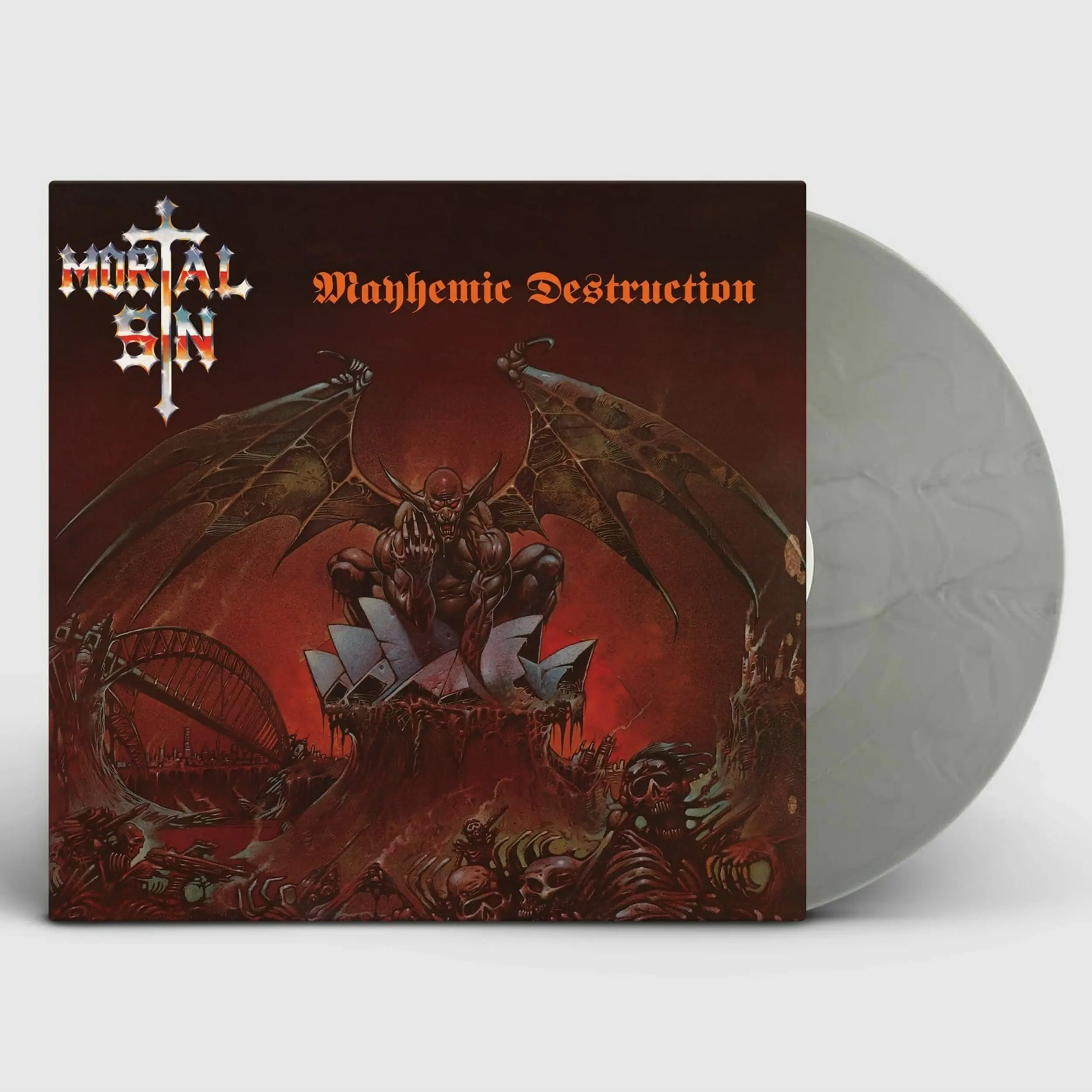 MORTAL SIN - Mayhemic Destruction · SILVER LP MORTAL SIN - Mayhemic Destruction · SILVER LP (Thrash Metal Vinyl)
