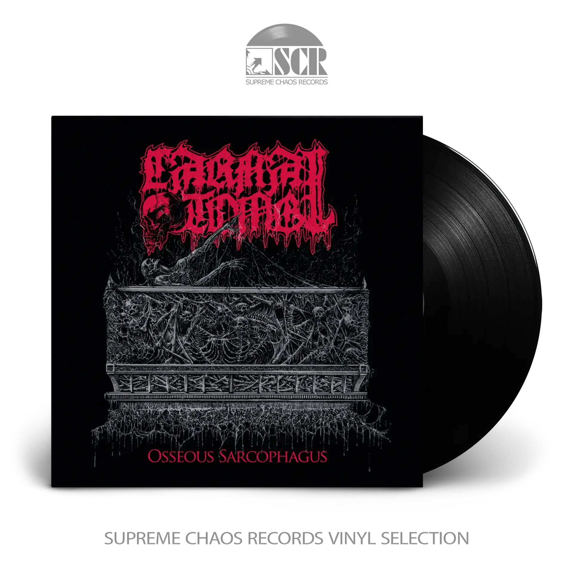 CARNAL TOMB · Osseous Sarcophagus | BLACK 10" LP CARNAL TOMB · Osseous Sarcophagus | BLACK 10" LP (Death Metal Vinyl)