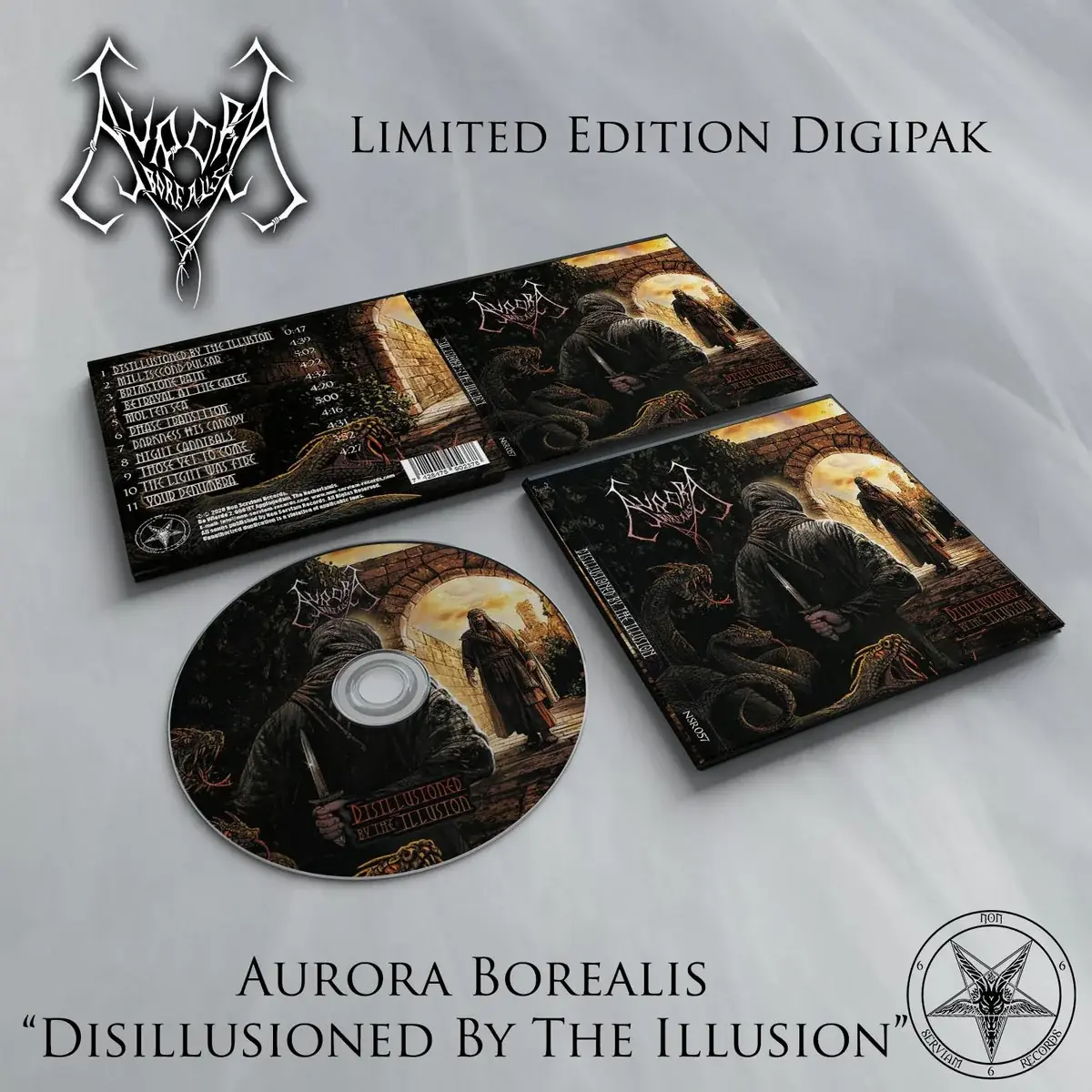 AURORA BOREALIS · Disillusioned By The Illusion | DIGIPAK CD (Death Metal/Black Metal CDs) · Picture 2