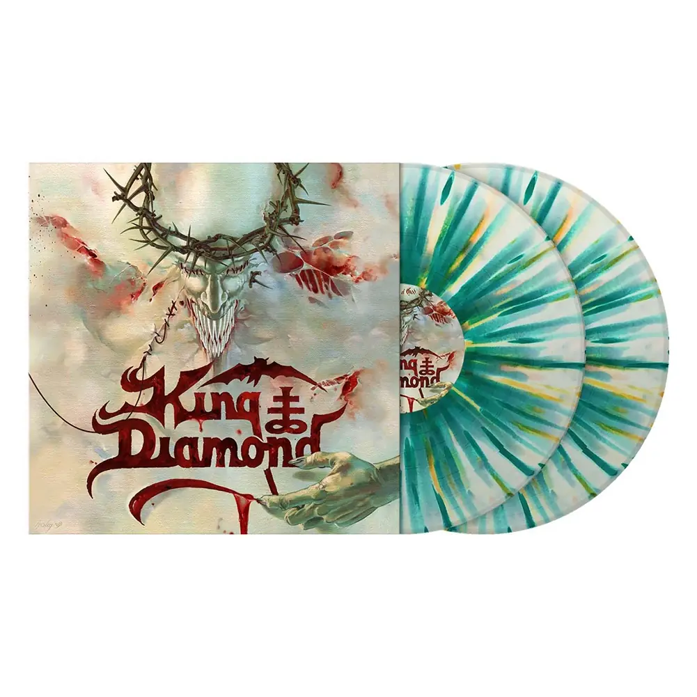 KING DIAMOND · House Of God | WHITE/MINT/ORANGE SPLATTER 2LP KING DIAMOND · House Of God | WHITE/MINT/ORANGE SPLATTER 2LP (Heavy Metal Vinyl)