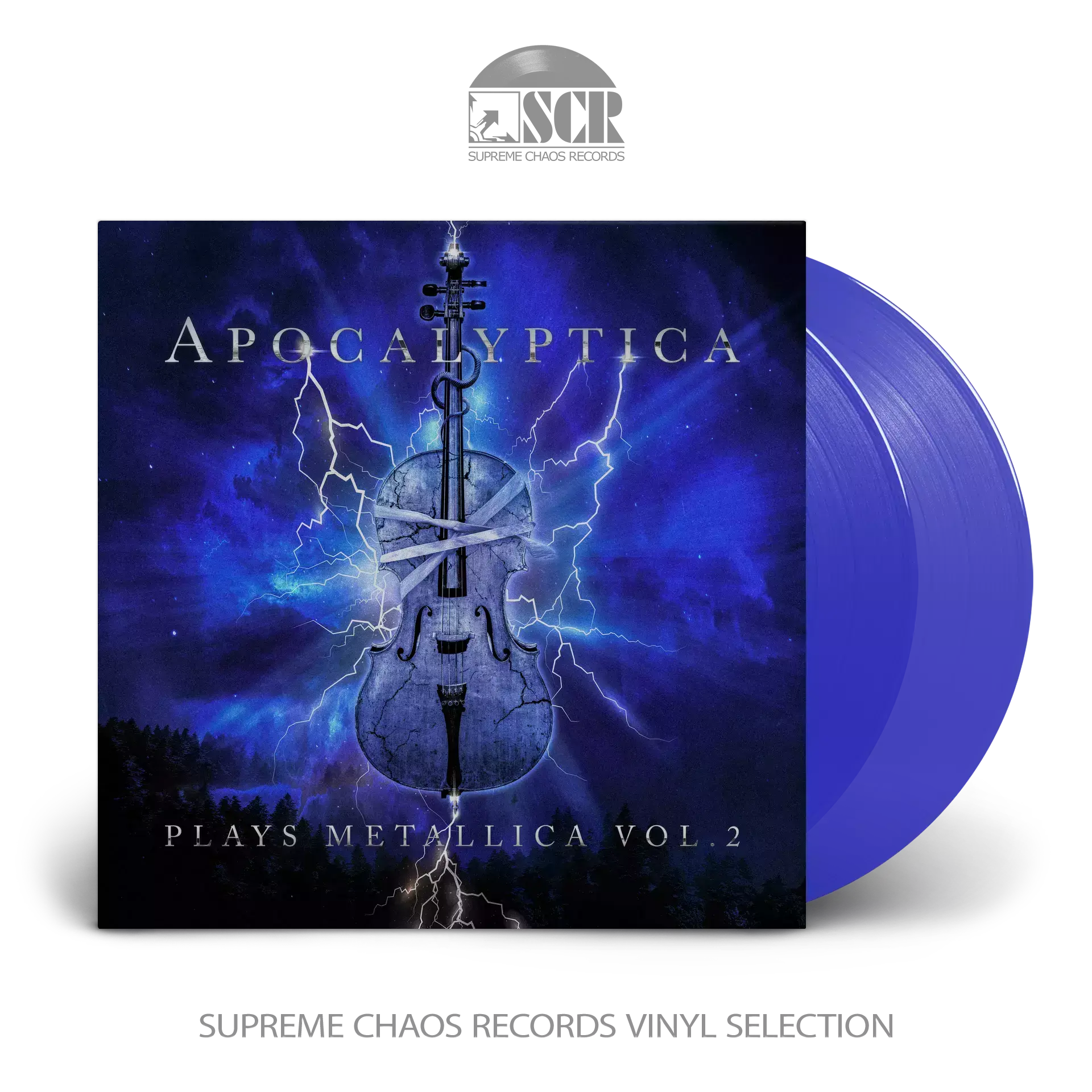 APOCALYPTICA - Plays Metallica Vol.2 · TRANSPARENT BLUE 2LP (Symphonic Metal Vinyl)