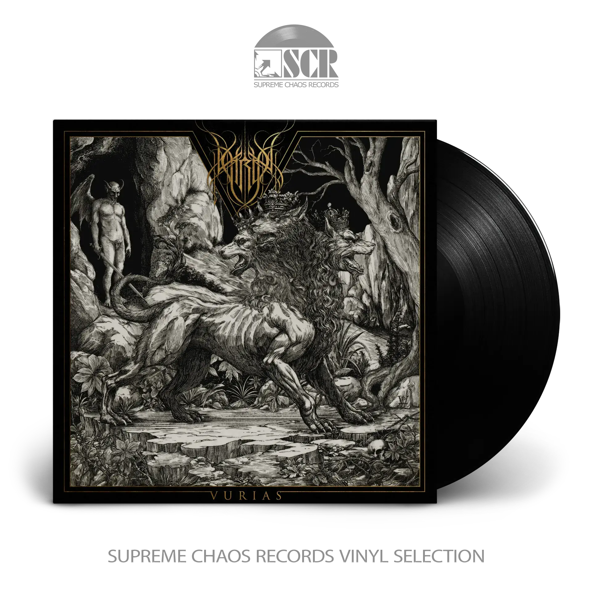 THRON - Vurias · BLACK LP THRON - Vurias · BLACK LP (Black Metal Vinyl)