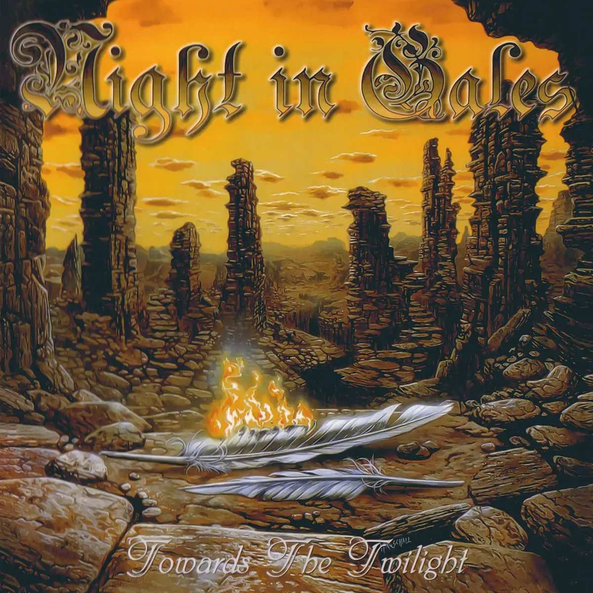 NIGHT IN GALES - Towards The Twilight · BLACK LP (Melodic Death Metal Vinyl) · Bild 1