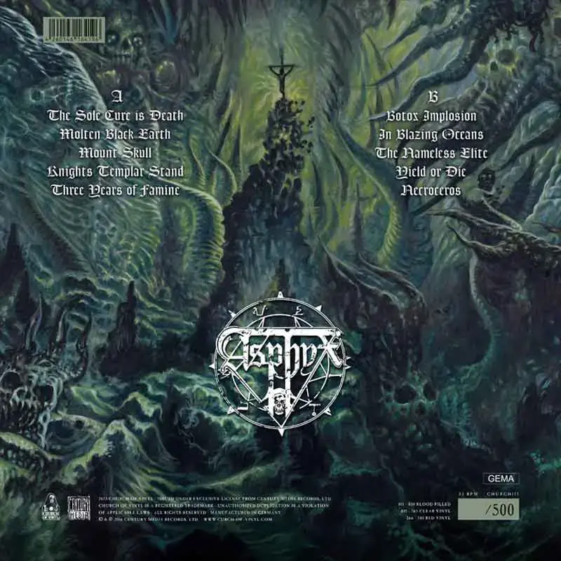 ASPHYX - Necroceros (Pop-Up) · GREEN LP 4