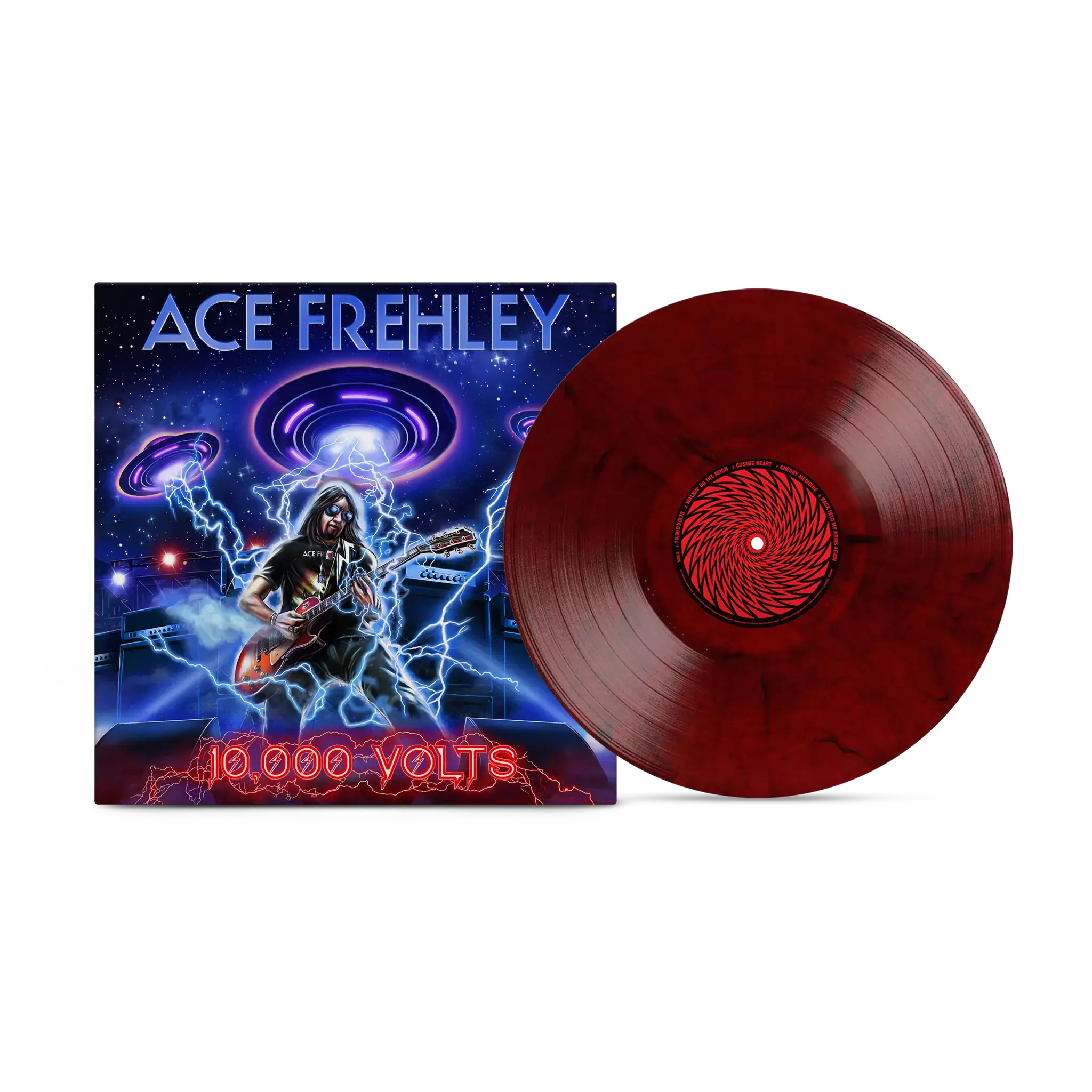 ACE FREHLEY · 10.000 Volts | DRAGONS DEN LP ACE FREHLEY · 10.000 Volts | DRAGONS DEN LP (Heavy Metal Vinyl)